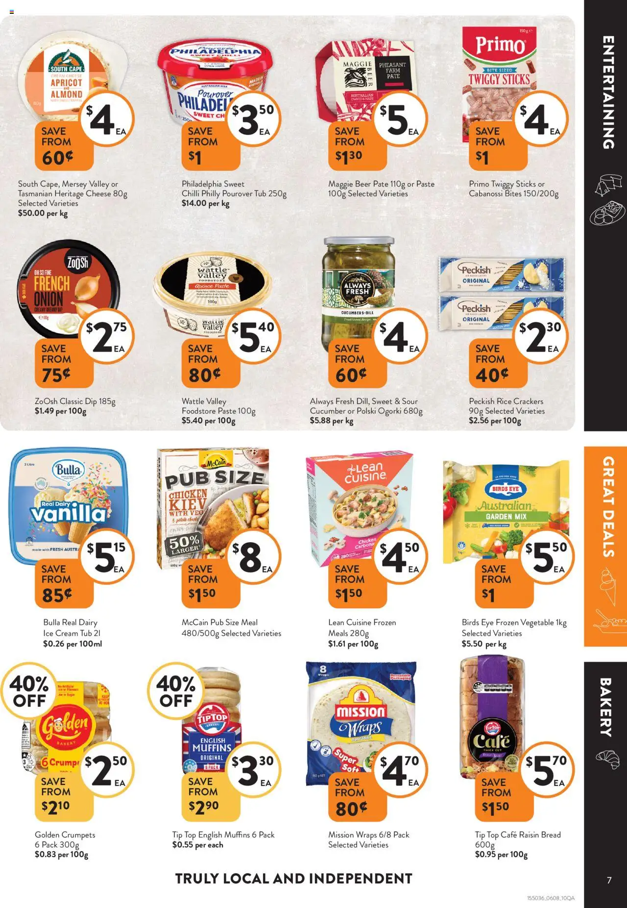 Foodworks catalogue - valid from 06.08.2025 | Page: 7 | Products: Crackers, Dairy, Chicken, Bakery