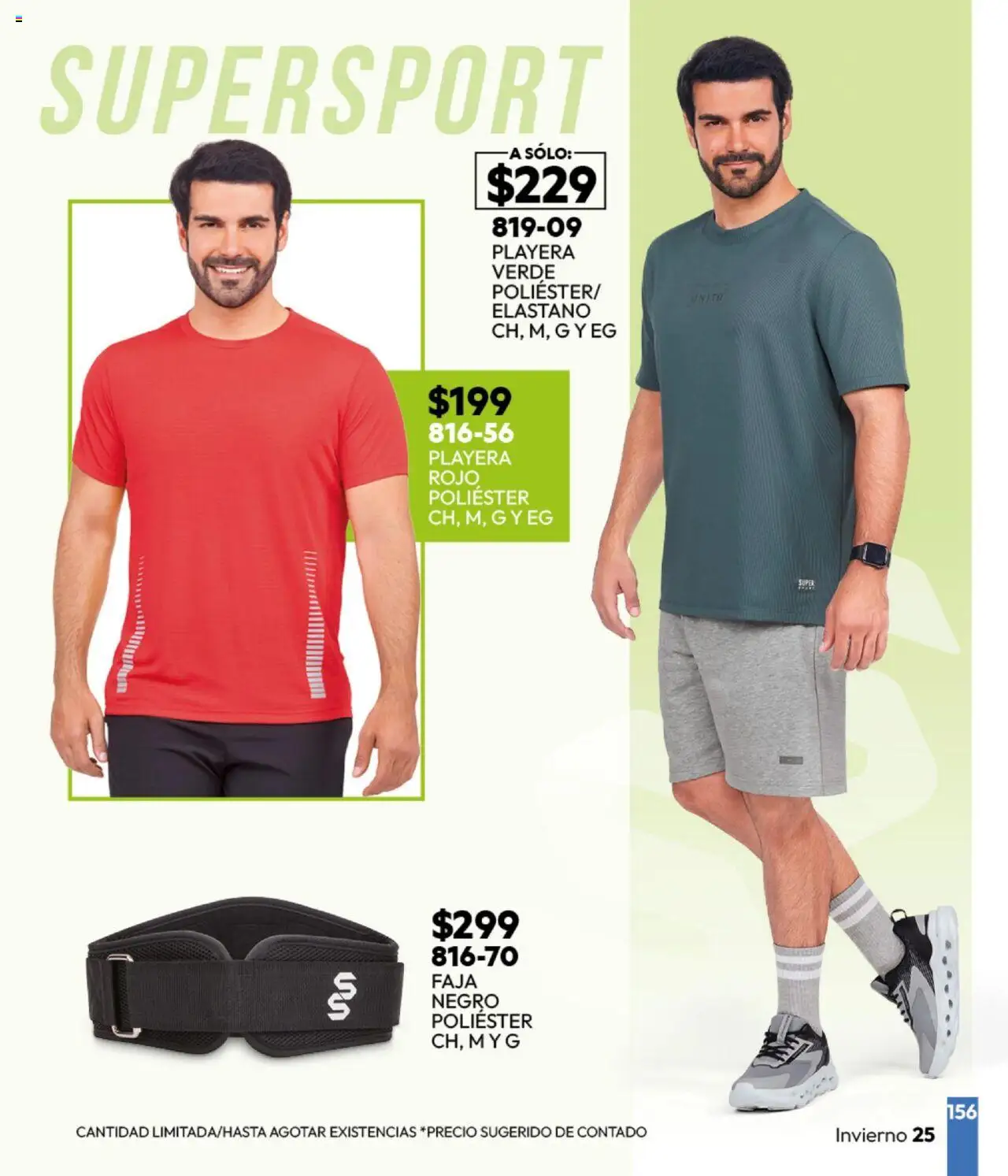 Nuevas ofertas de Cklass válidas en toda la República Mexicana desde el 16.09.2025. ¡Encuentra las mejores ofertas en Cklass - Catálogo Invierno Sportbrands! | Página: 157 | Productos: Playera, Faja