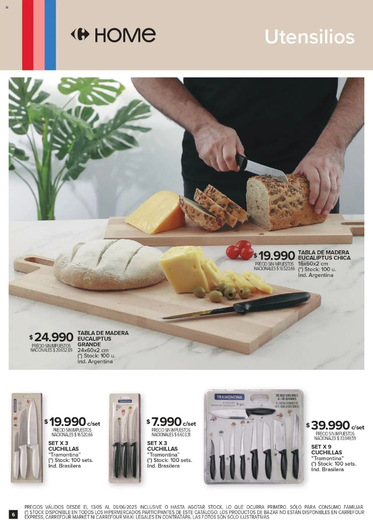 Carrefour Deco Hogar │ válido desde el 13.05.2025 | Página: 6 | Productos: Cuchillo