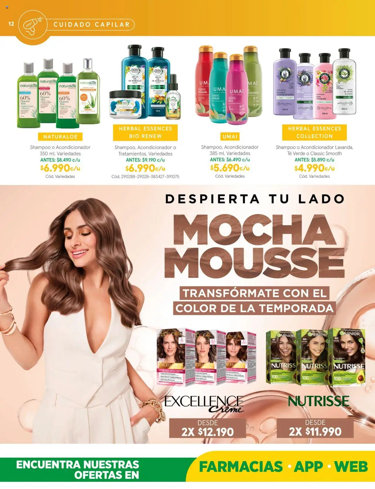 Cruz Verde Descuentos │ válido desde el 04.06.2025 | Página: 12 | Productos: Mousse, Acondicionador, Shampoo, Aceite