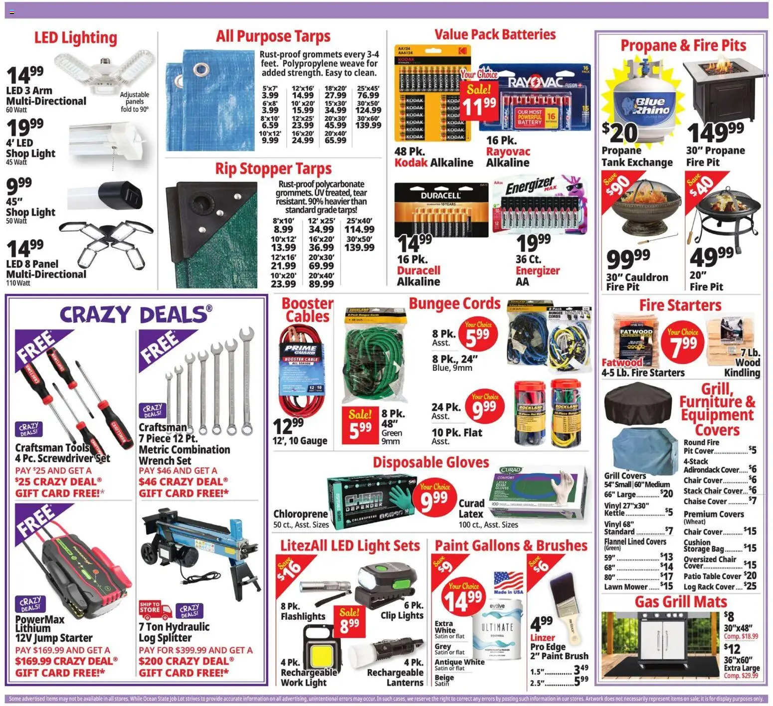 Ocean State Job Lot Weekly Ad - MA - valid from 05.03.2026 | Page: 5 | Products: Lawn Mower, Chair, Cable, Kettle