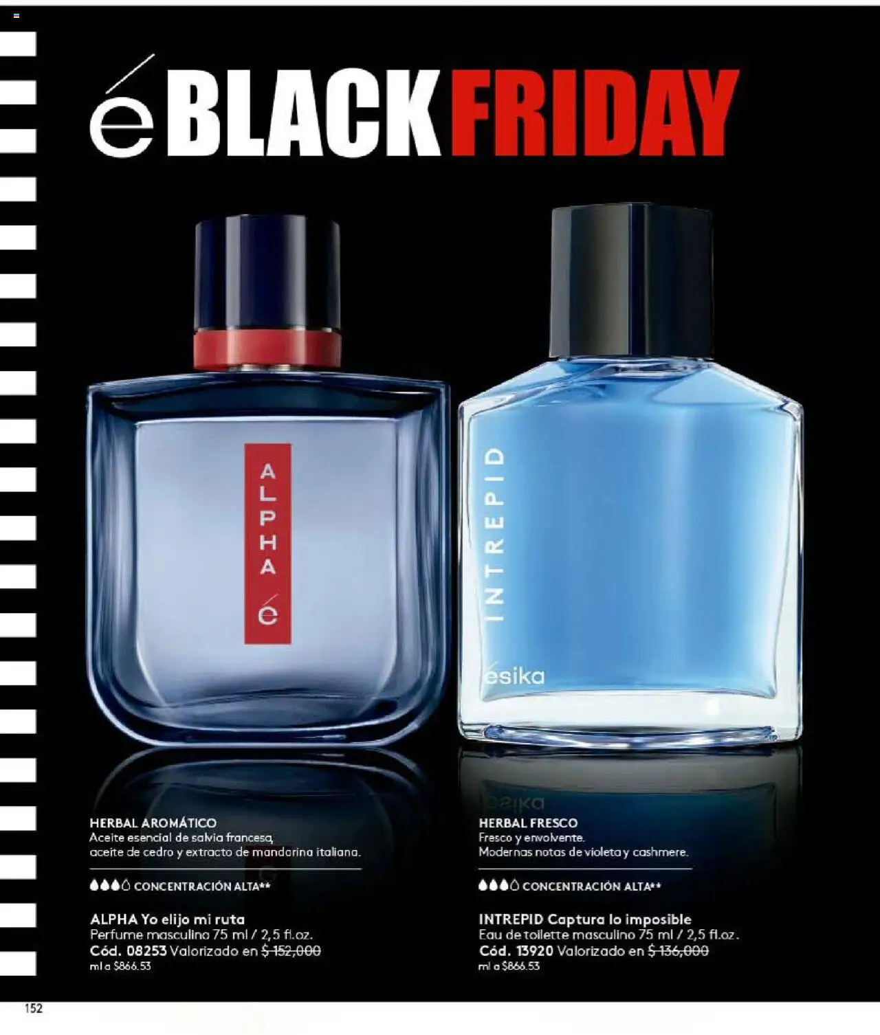 Ésika revista - valida desde el 24.09.2025 | Página: 152 | Productos: Perfume, Eau de toilette, Aceite