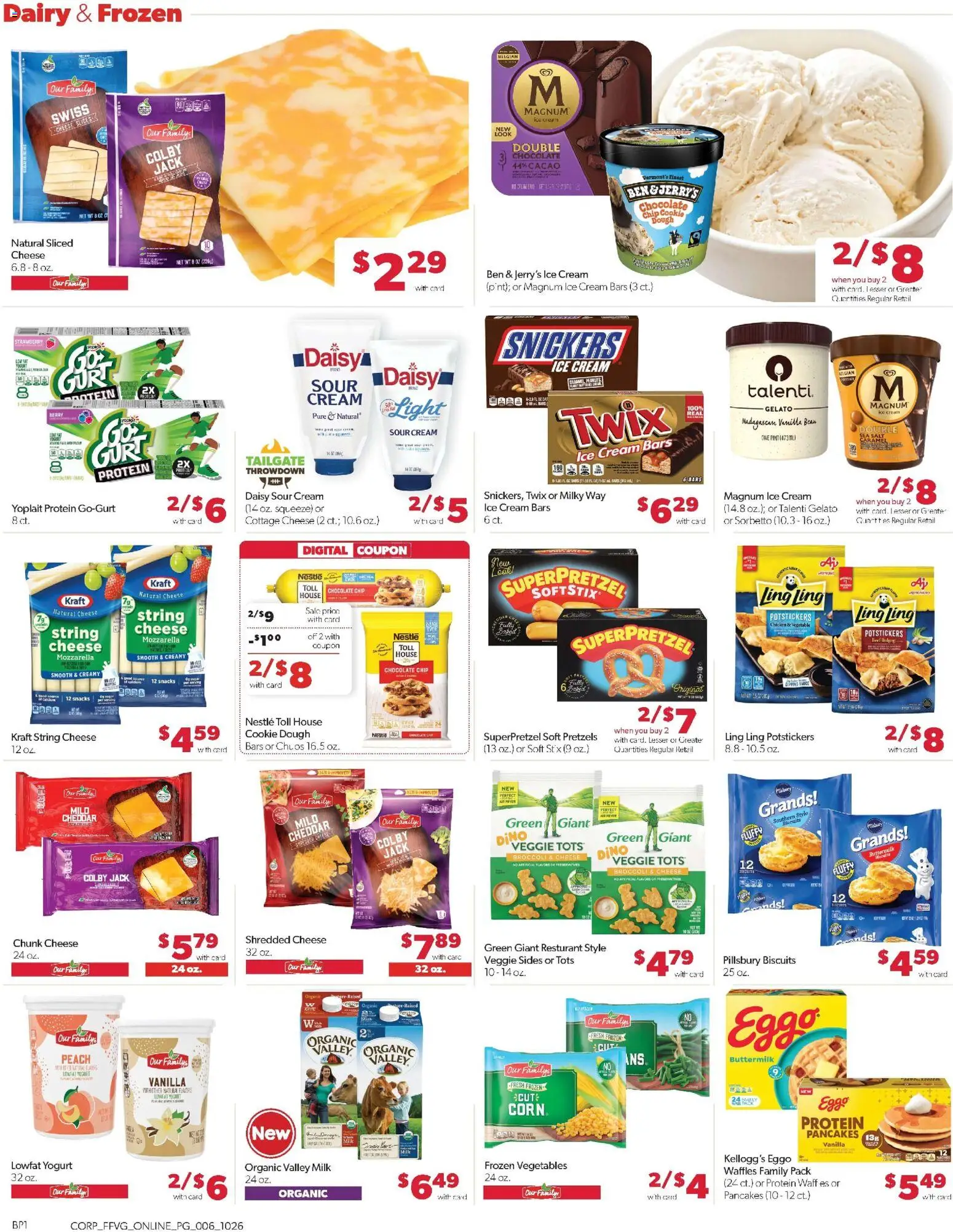 Family Fare Weekly Ad - MI - valid from 26.10.2025 | Page: 10 | Products: Chocolate, Beef, Cream, Cottage cheese