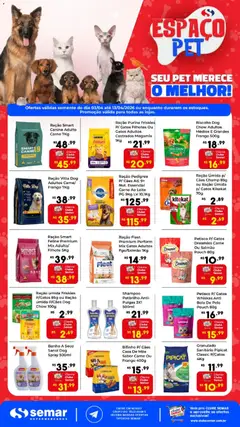 Semar Supermercado ofertas Espaço Pet - Pré-Visualização do folheto da loja Semar Supermercado, válido de 03.04.2026