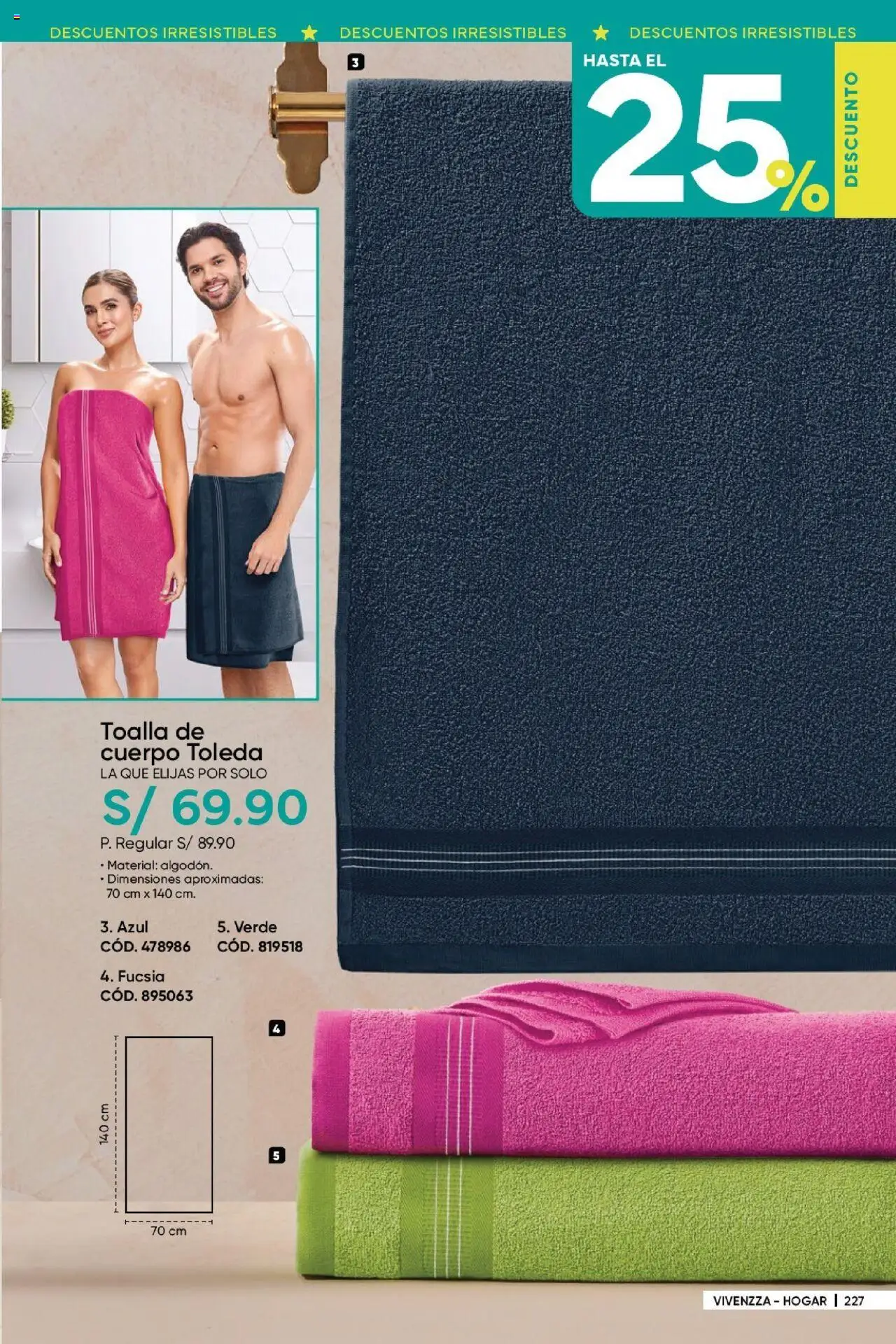 Catálogo Azzorti válido desde 17.06.2025 | Página: 229 | Productos: Toalla