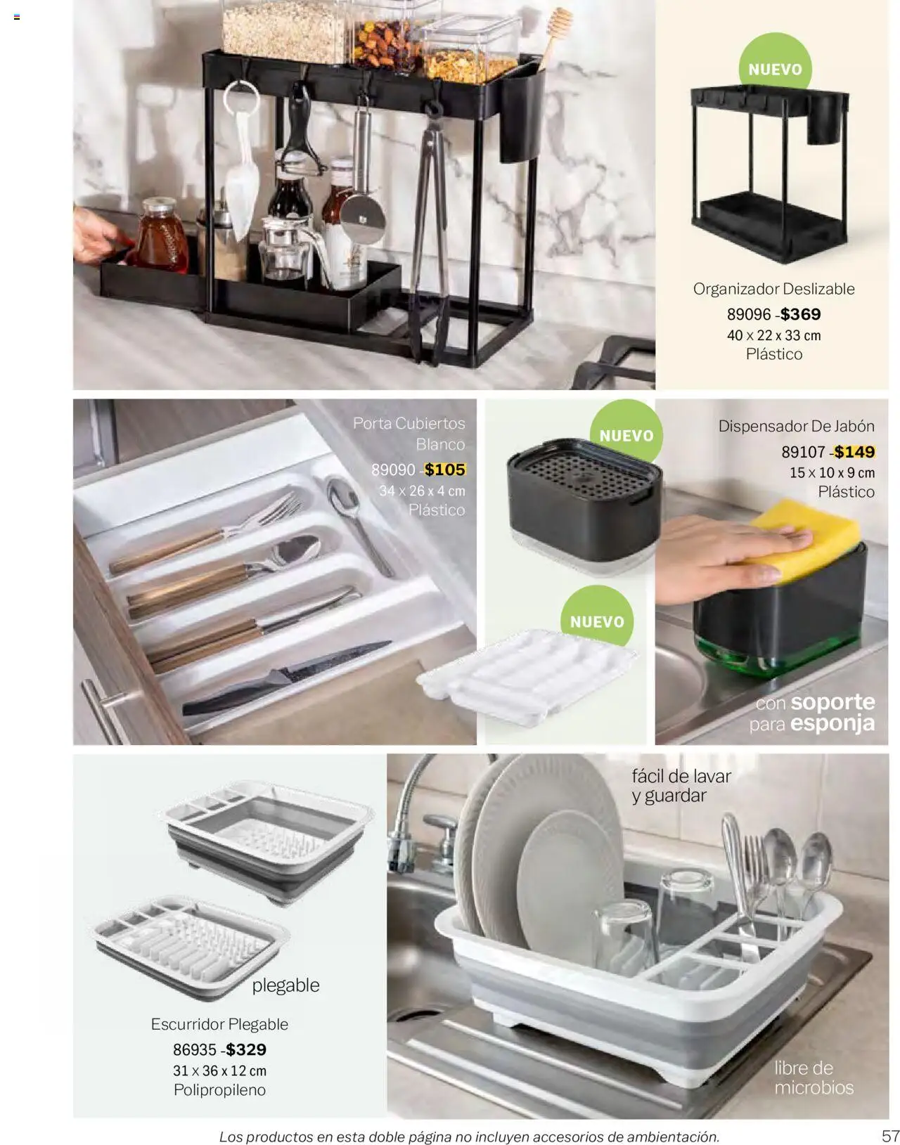 Nuevas ofertas de Vianney válidas en toda la República Mexicana desde el 09.09.2024. ¡Encuentra las mejores ofertas en Vianney catálogo - Biasi! | Página: 59 | Productos: Esponja, Escurridor, Organizador, Jabón