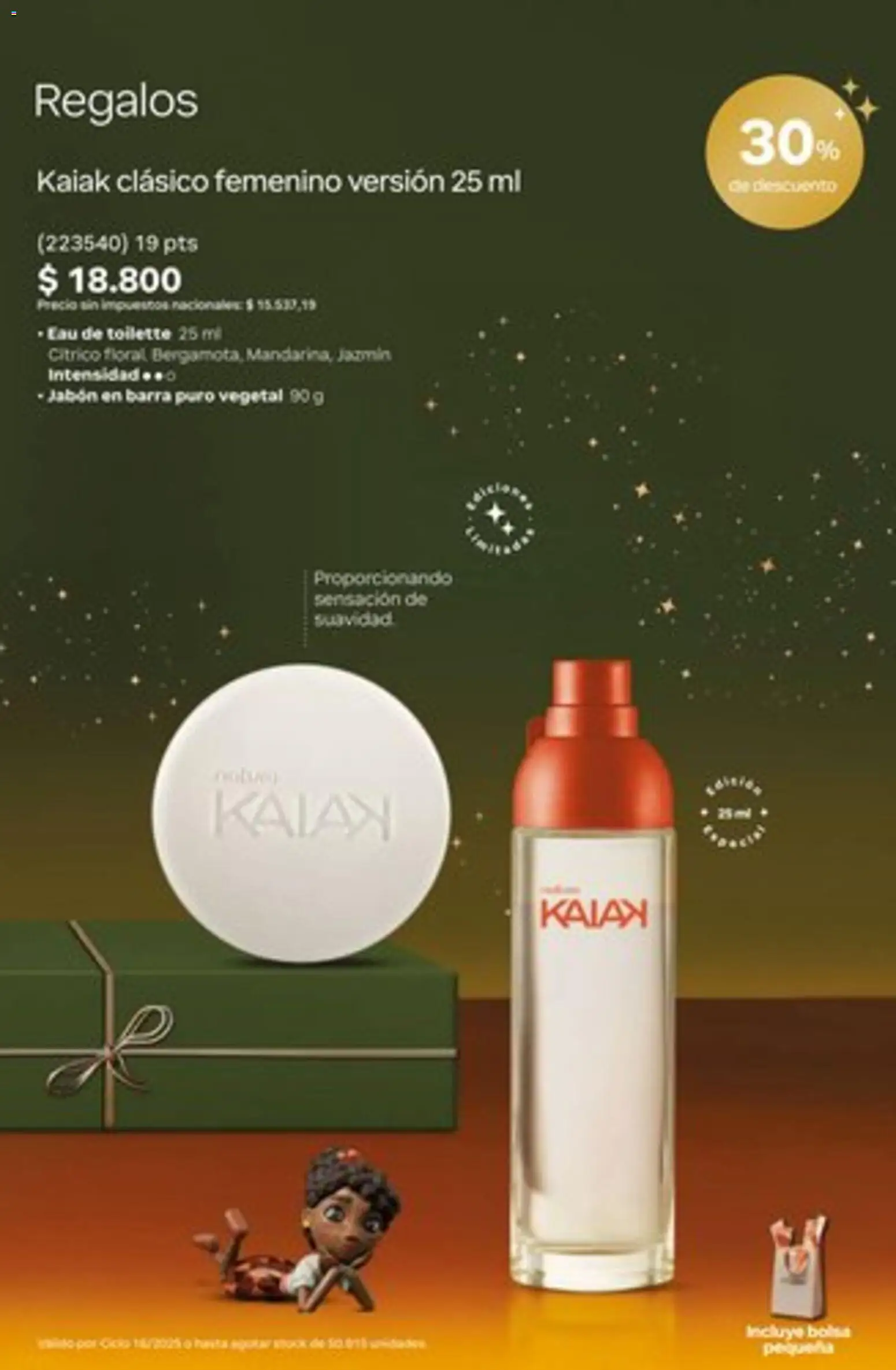 Catálogo Natura Ciclo 16/2025 │ válido desde el 01.11.2025 | Página: 16 | Productos: Bolsa, Eau de toilette, Jabón