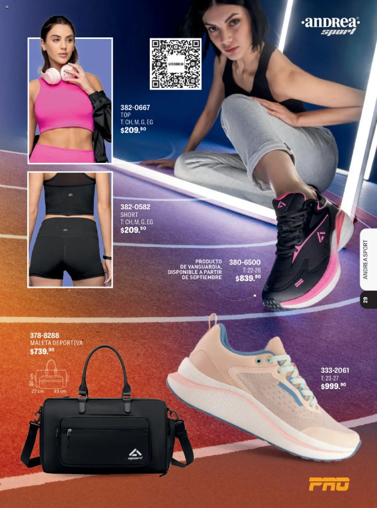 Nuevas ofertas de Andrea válidas en toda la República Mexicana desde el 13.08.2025. ¡Encuentra las mejores ofertas en Andrea - Catálogo Andrea Sport! | Página: 26 | Productos: Maleta, Short