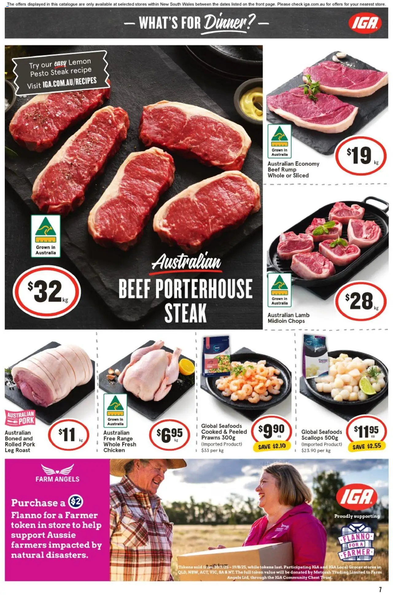 IGA catalogue - valid from 06.08.2025 | Page: 7 | Products: Salad, Rocket, Potatoes, Onions