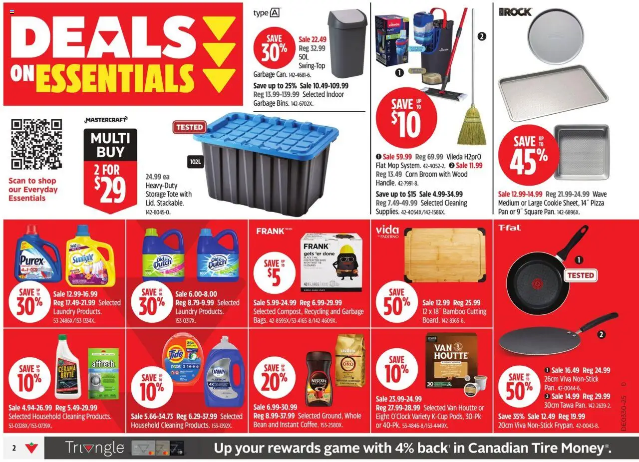 Canadian Tire flyer valid from 18.07.2025 | Page: 2 | Products: Game, Pizza