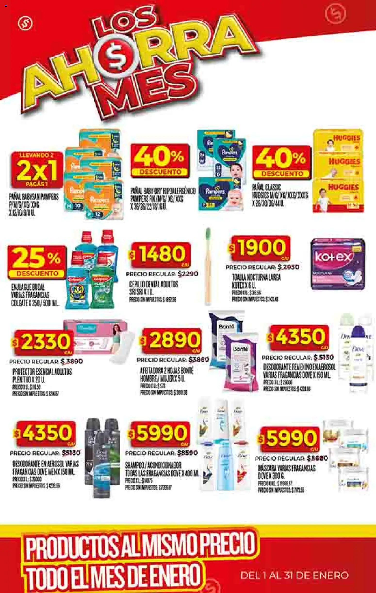 Dia - Ofertas - Salta y Jujuy │ válido desde el 14.01.2026 | Página: 40 | Productos: Toalla, Cepillo, Desodorante, Enjuague bucal