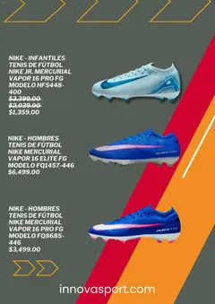 Vista previa de Innovasport catálogo, nuevo folleto de la tienda, válido en México a partir del 15.02.2026 | Página: 4 | Productos: Tenis