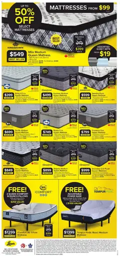Preview of Leon's weekly flyer / circulaire from shop Leon's valid from 25.12.2025 | Page: 5 | Products: Mattress
