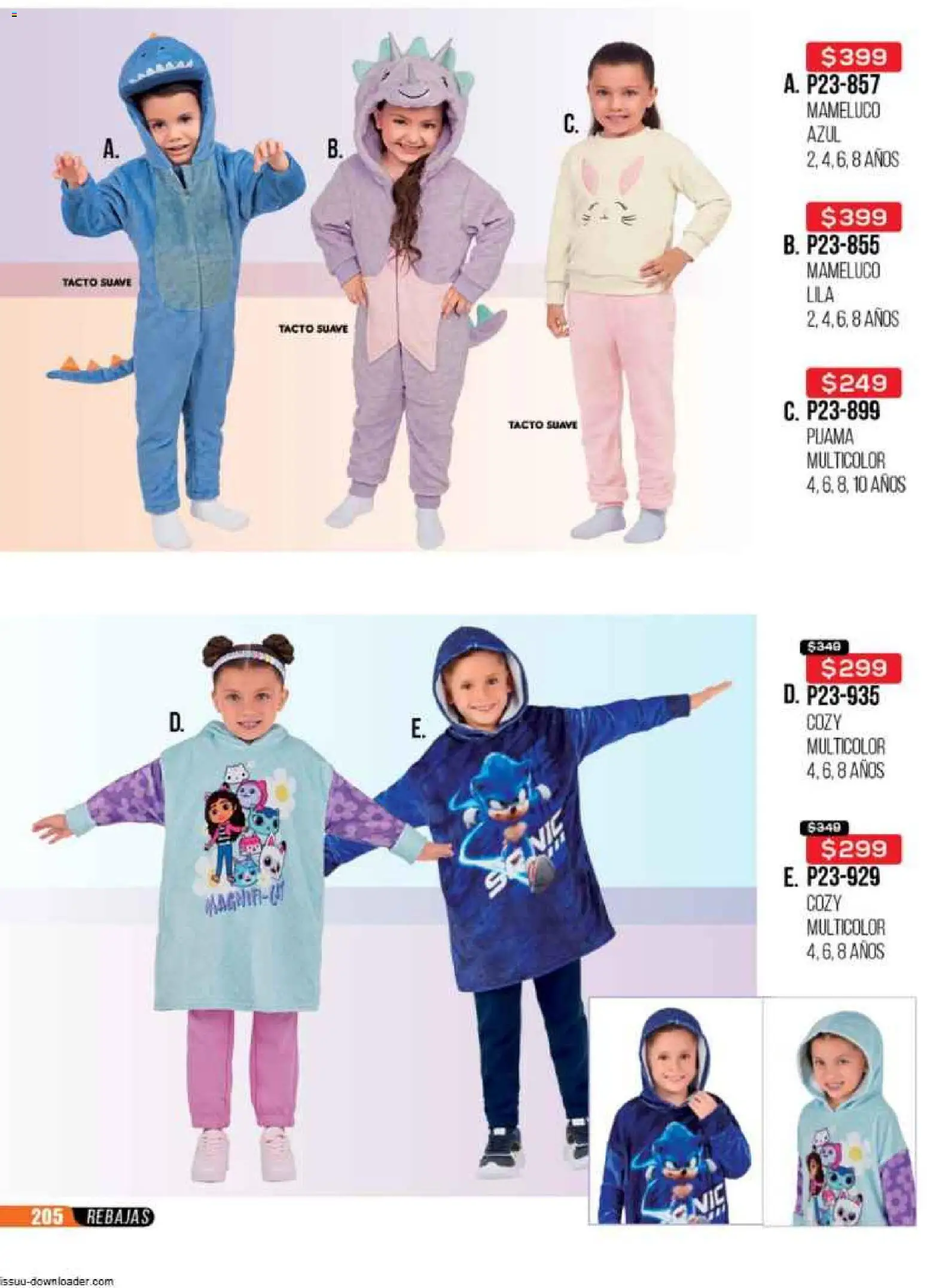 Nuevas ofertas de Cklass válidas en toda la República Mexicana desde el 31.10.2025. ¡Encuentra las mejores ofertas en Cklass catálogo Super Rebajas Ropa! | Página: 208 | Productos: Pijama, Mameluco