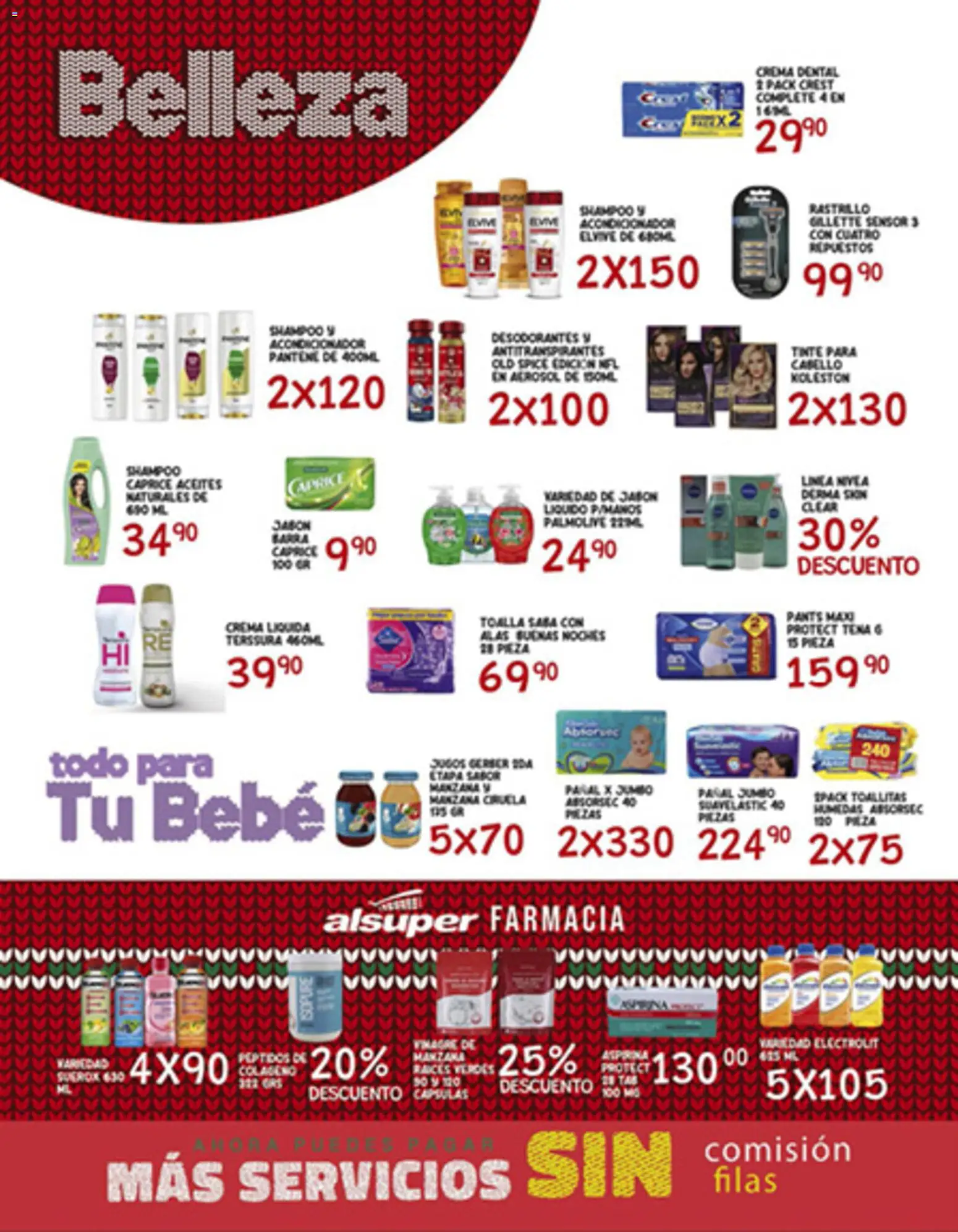 Nuevas ofertas de Alsuper válidas en toda la República Mexicana desde el 05.12.2025. ¡Encuentra las mejores ofertas en Alsuper folleto Zacatecas! | Página: 4 | Productos: Vinagre, Jabón líquido, Toallitas húmedas, Toalla