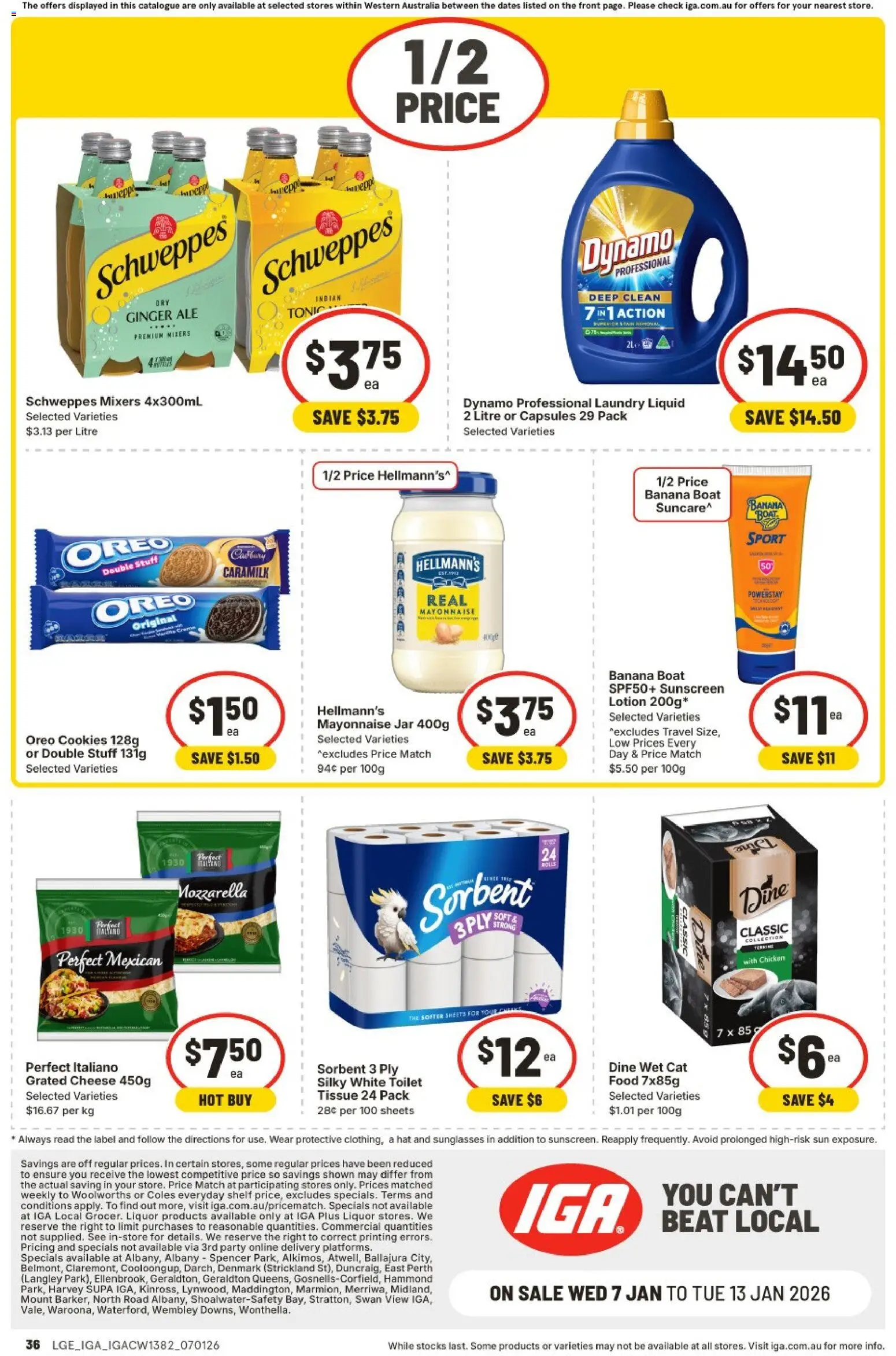 IGA catalogue - valid from 07.01.2026 | Page: 39 | Products: Cheese, Lotion, Mayonnaise, Hat