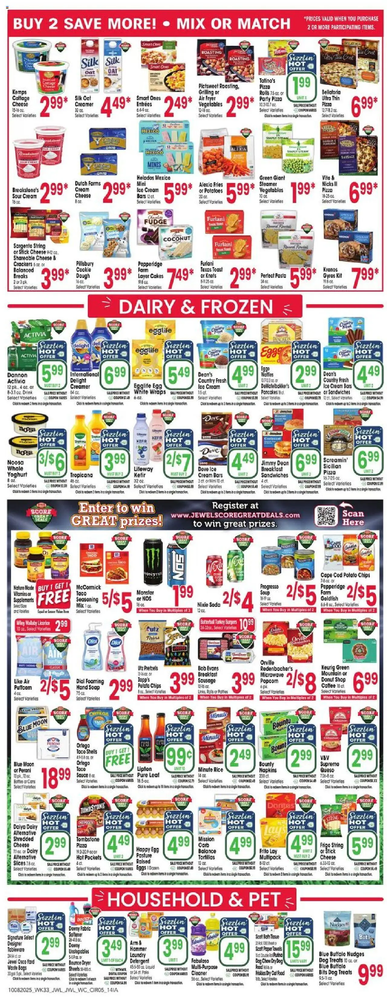 Jewel Osco Weekly Ad - IA - valid from 08.10.2025 | Page: 5 | Products: Fryer, Chips, Sauce, Dryer