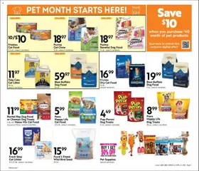 Preview of Lucky Supermarkets weekly ads valid from 25.03.2026 | Page: 9 | Products: Dog Treats, Dog Food, Cat Food, Cat Litter