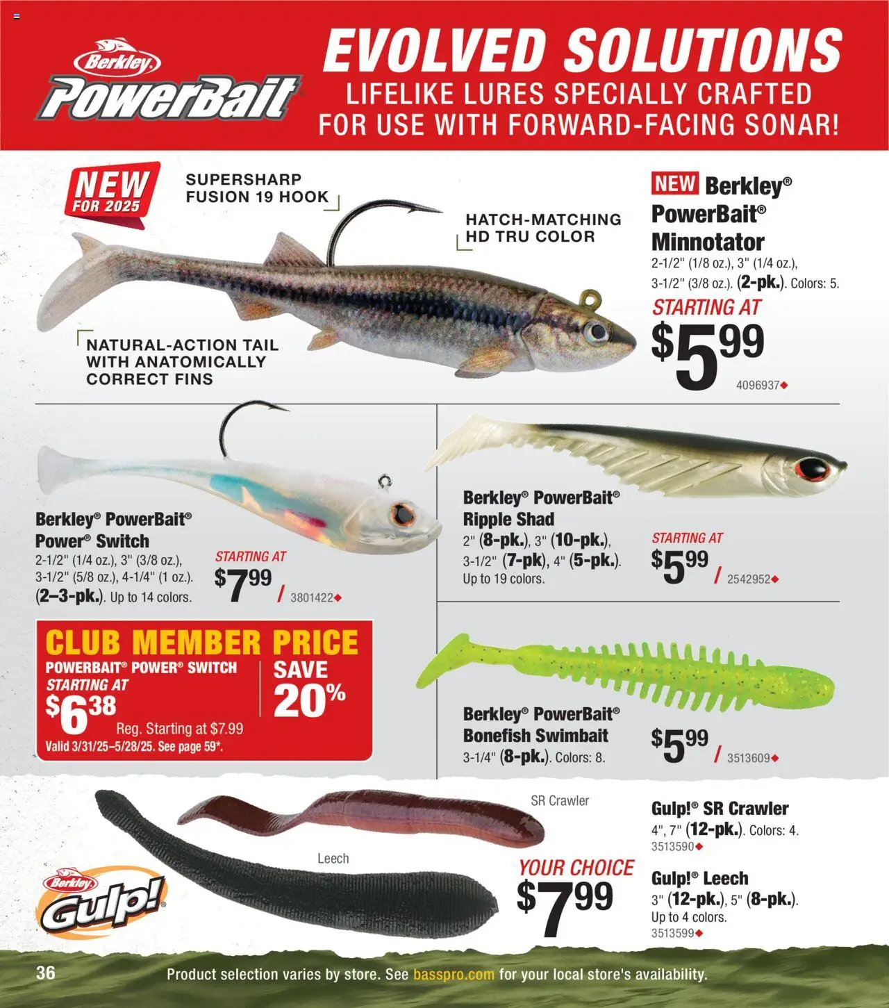 Cabela's Northern Angler 25 - valid from 27.03.2025 | Page: 36 | Products: Fusion, Hook, Switch