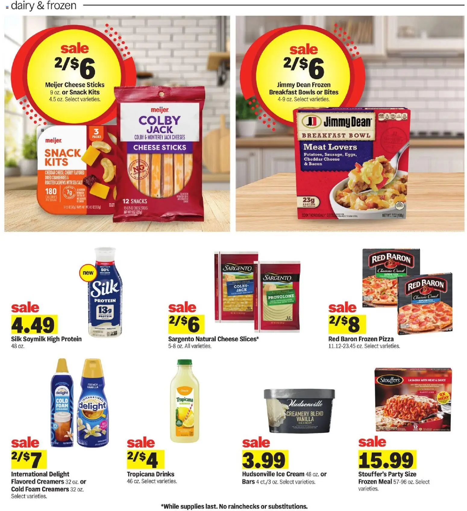 Meijer Weekly Ad - MI - valid from 18.02.2026 | Page: 15 | Products: Cream, Ice cream, Sauce, Salt