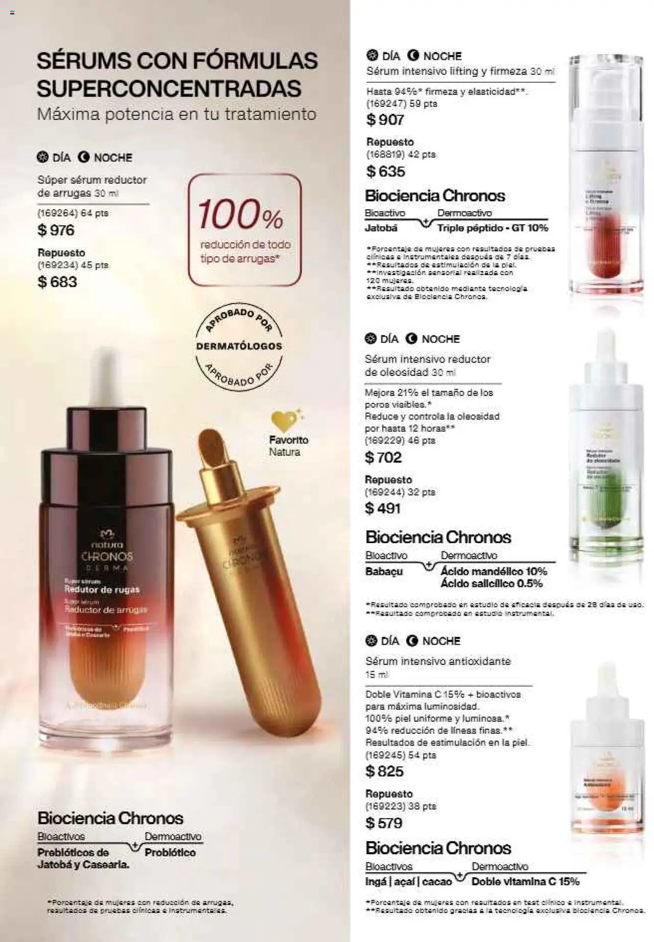 Nuevas ofertas de Natura válidas en toda la República Mexicana desde el 22.11.2025. ¡Encuentra las mejores ofertas en Natura campaña 17 2025! | Página: 110 | Productos: Serum, Cacao, Arruga