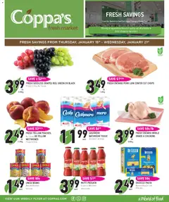 Preview of Coppas Fresh Market weekly flyer / circulaire from shop Coppas Fresh Market valid from 15.01.2026