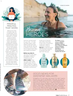 Preview of Coles Summer 2026 - valid from 06.01.2026 | Page: 17 | Products: Oil, Tap, Water, Hair serum