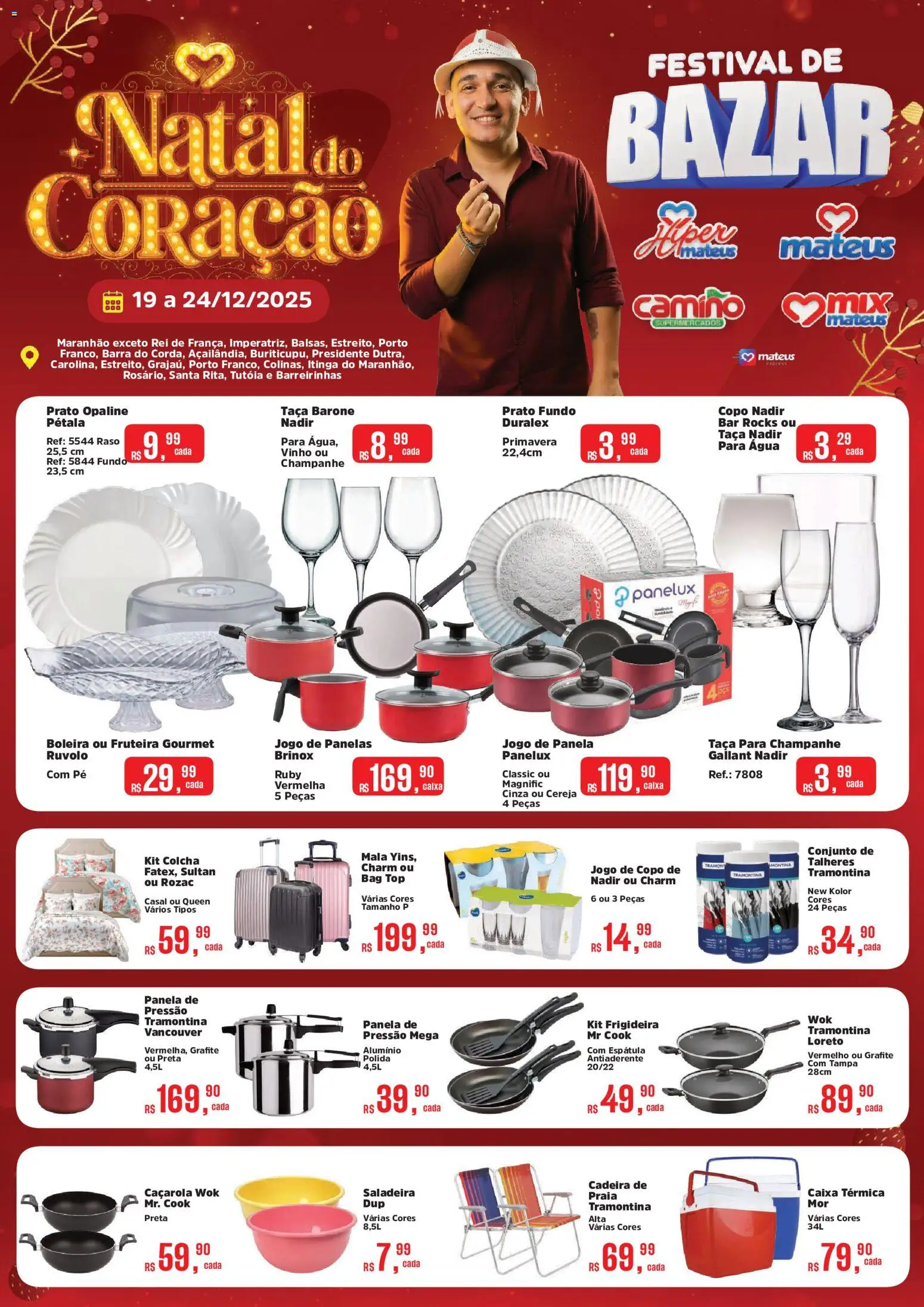 Mateus Folheto - válido de 19.12.2025 | Página: 1 | Produtos: Fruteira, Panela de pressão, Vinho, Espátula