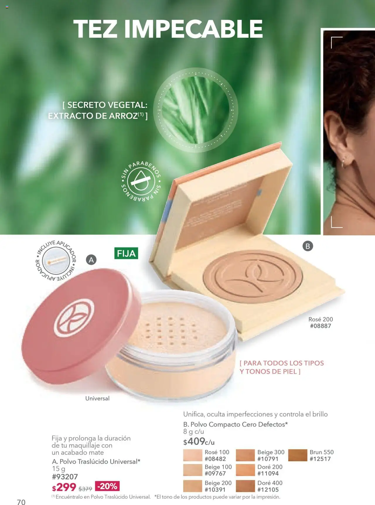 Nuevas ofertas de Yves Rocher válidas en toda la República Mexicana desde el 18.09.2025. ¡Encuentra las mejores ofertas en Yves Rocher - Campaña 13 2025! | Página: 72 | Productos: Polvo compacto, Mate, Maquillaje, Polvo