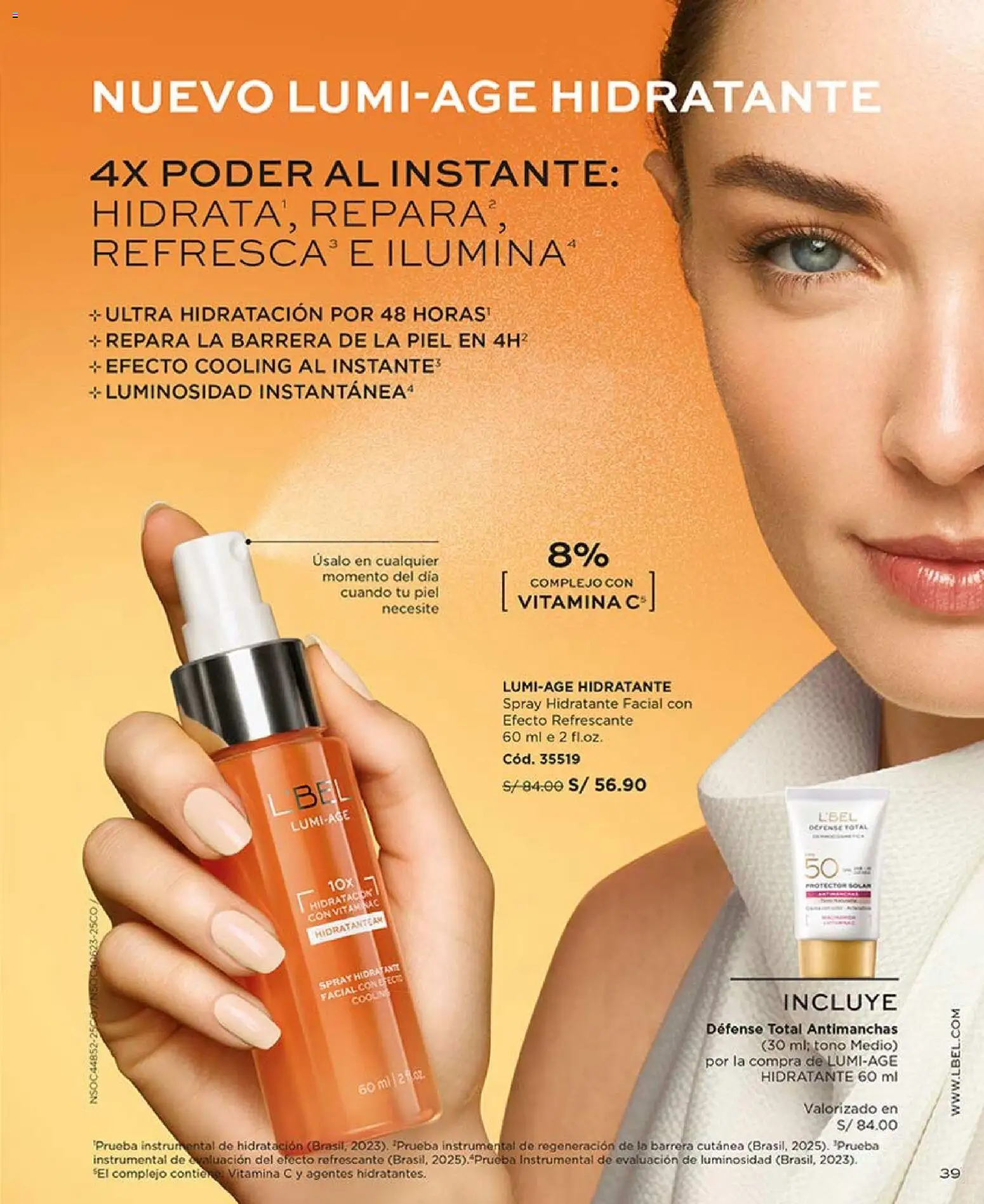 Catálogo L'Bel válido desde 04.04.2026 | Página: 39 | Productos: Protector solar