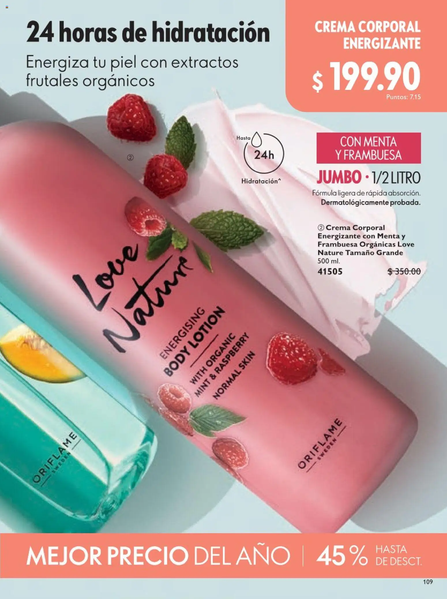 Nuevas ofertas de Oriflame válidas en toda la República Mexicana desde el 18.04.2026. ¡Encuentra las mejores ofertas en Oriflame campaña 6 2026! | Página: 109 | Productos: Crema, Body, Crema corporal