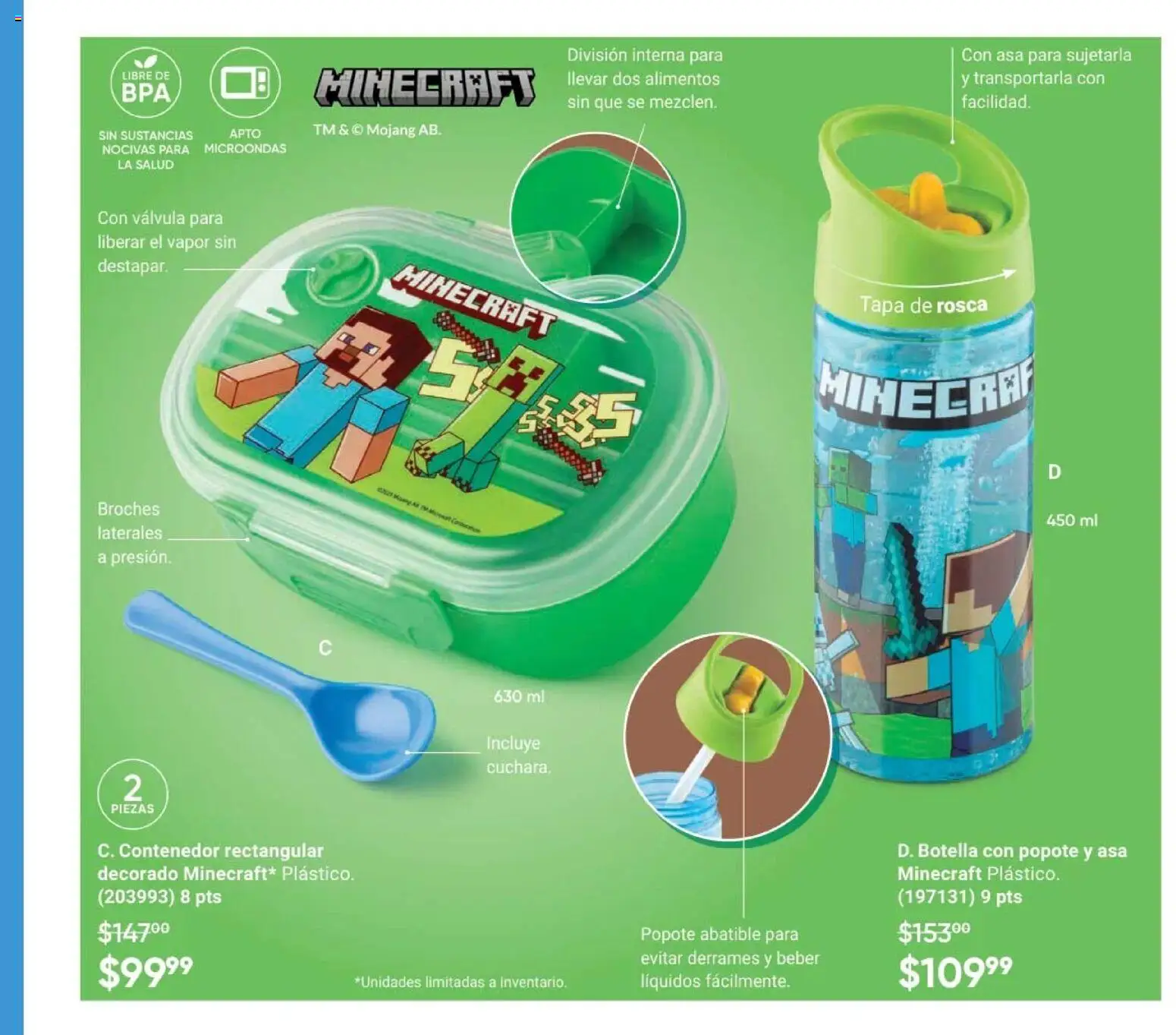 Nuevas ofertas de AVON válidas en toda la República Mexicana desde el 30.01.2026. ¡Encuentra las mejores ofertas en AVON Casa & Estilo 3 2026! | Página: 171 | Productos: Microondas, Válvula, Contenedor, Botella