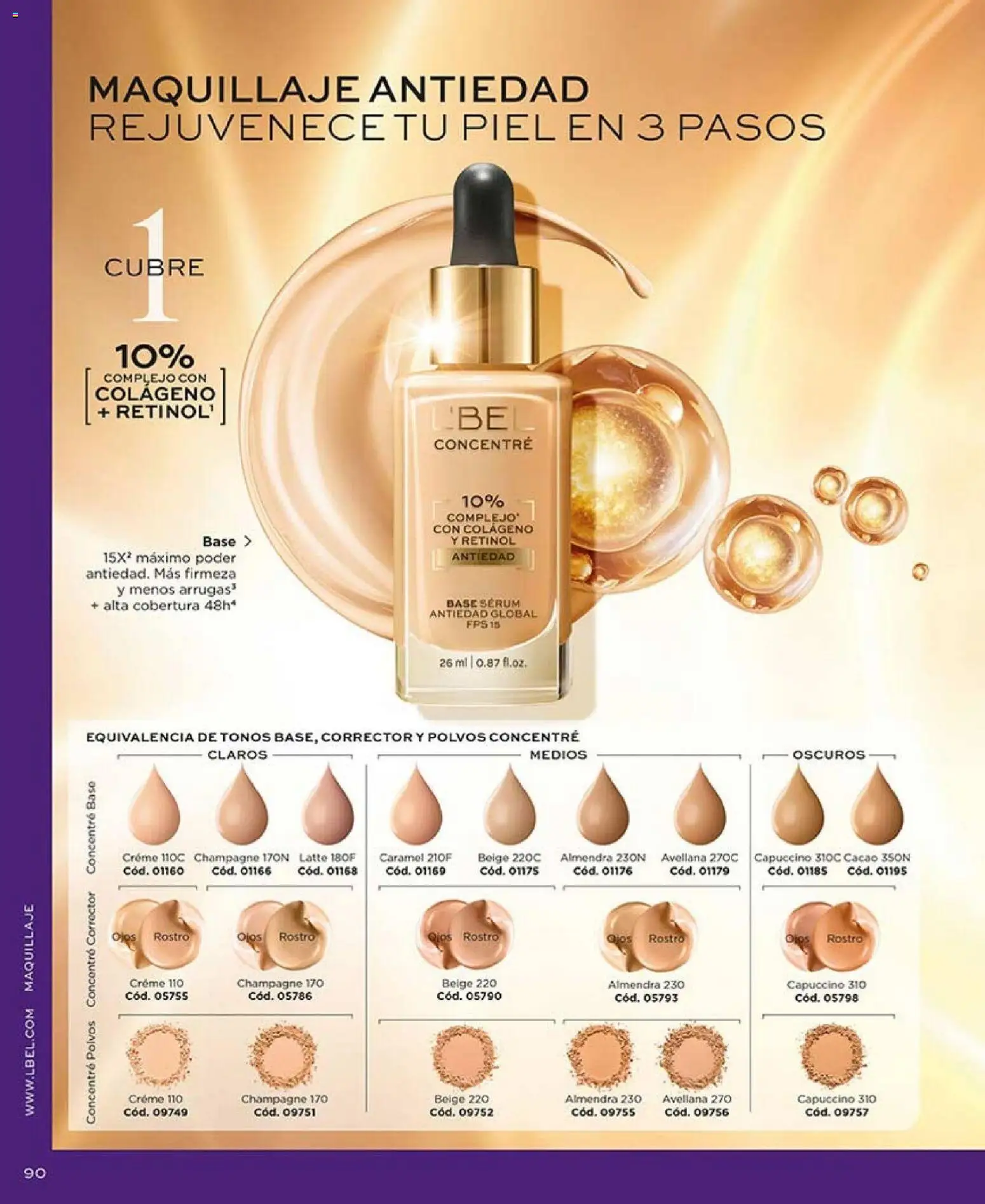 Catálogo L'Bel válido desde 17.01.2026 | Página: 90 | Productos: Maquillaje, Corrector