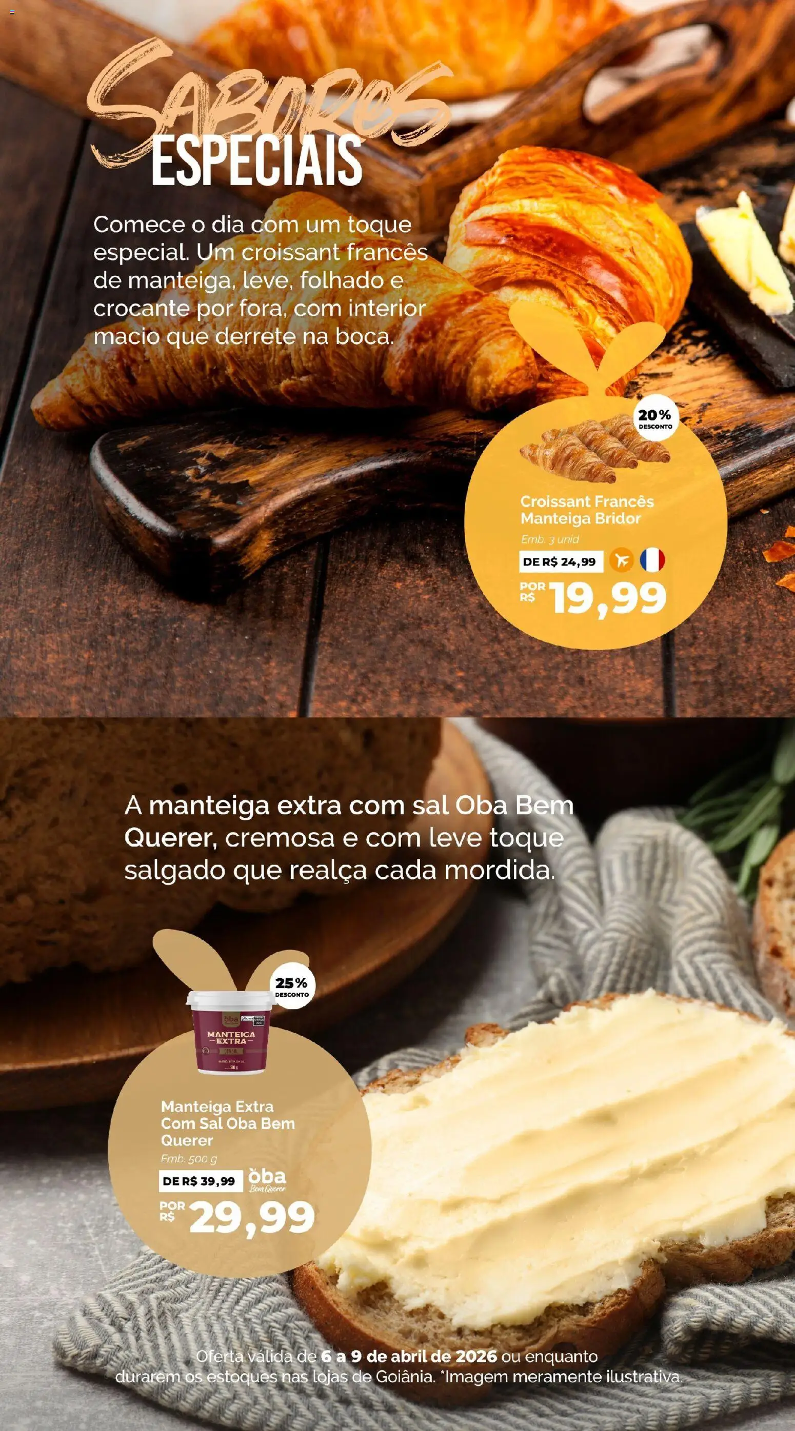 Oba Hortifruti Folheto - válido de 06.04.2026 | Página: 2 | Produtos: Manteiga, Sal
