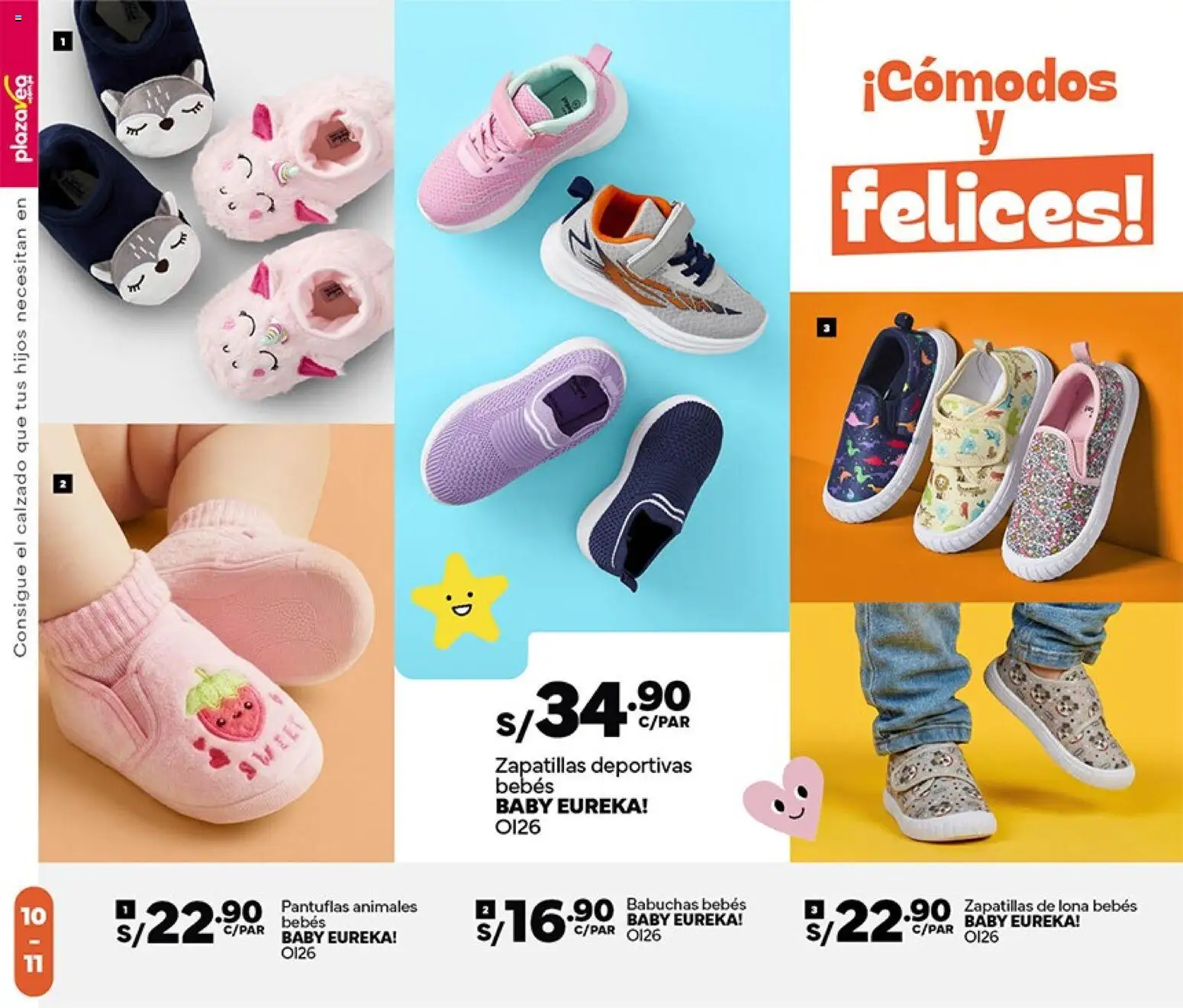 Catálogo Plaza Vea válido desde 23.03.2026 | Página: 10 | Productos: Zapatillas deportivas, Zapatillas, Pantuflas
