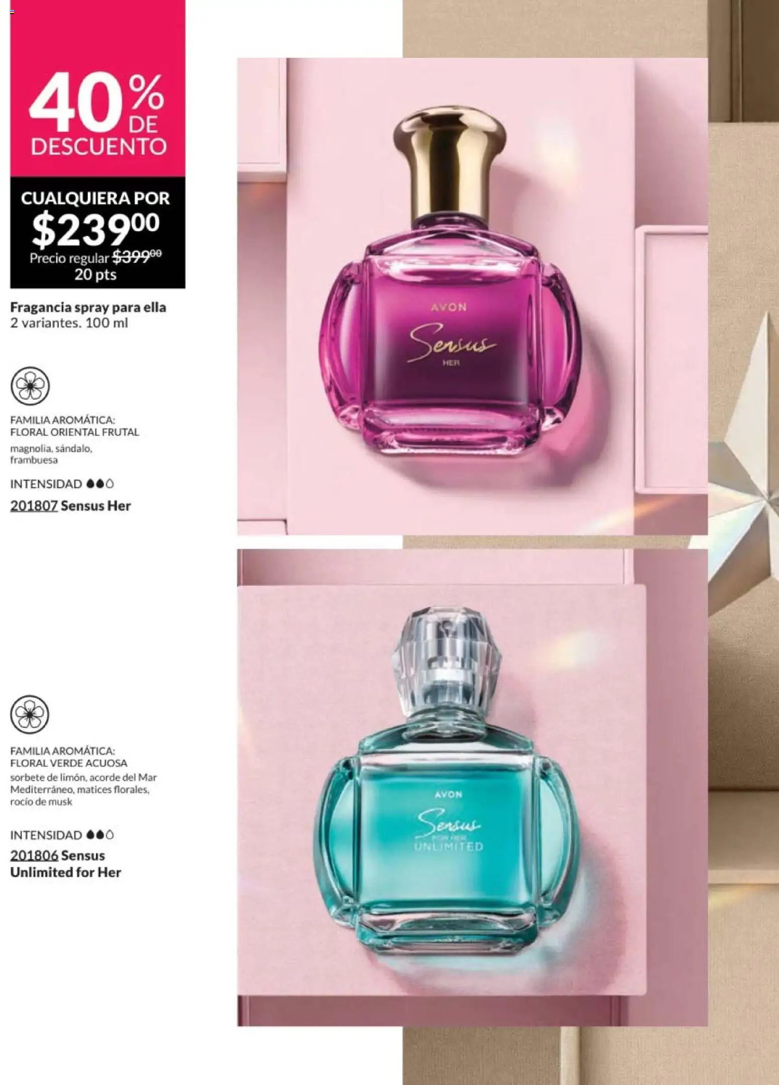 Nuevas ofertas de AVON válidas en toda la República Mexicana desde el 07.11.2025. ¡Encuentra las mejores ofertas en AVON campaña 17 2025! | Página: 26 | Productos: Perfume, Fragancia
