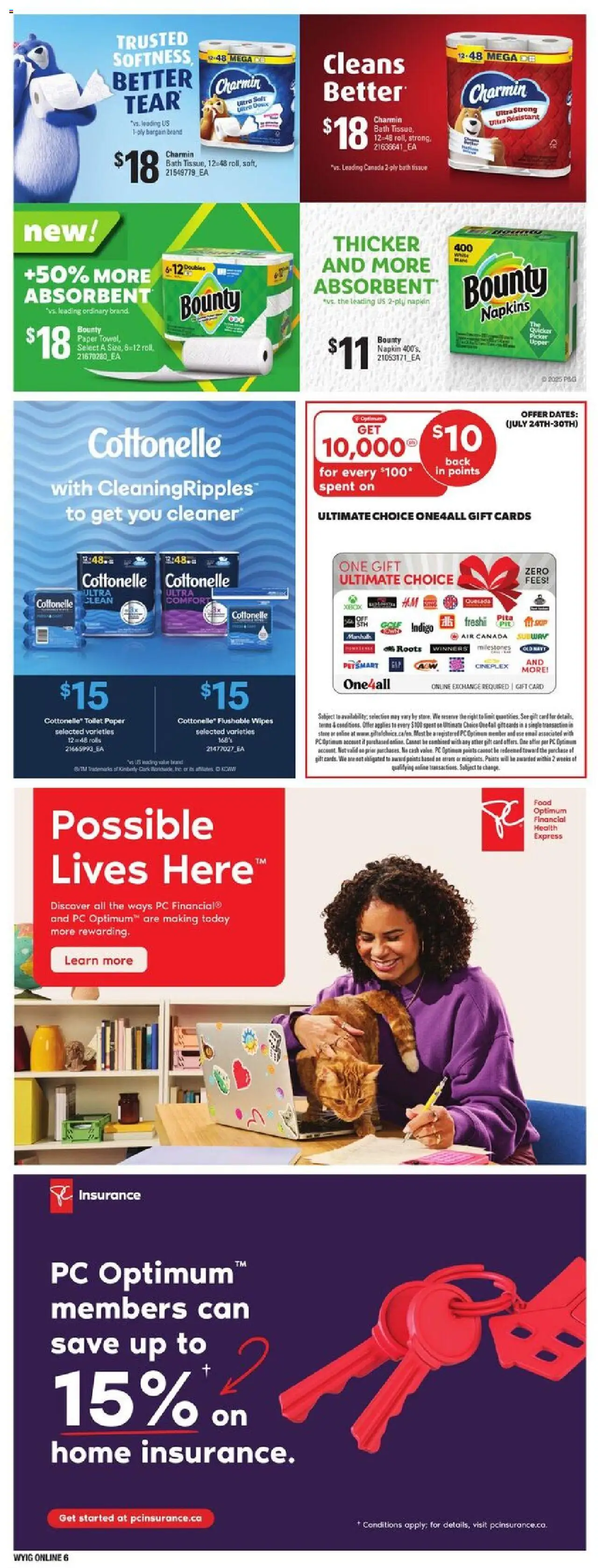 Independent Grocer flyer valid from 24.07.2025 | Page: 18 | Products: PC, Xbox, Bath