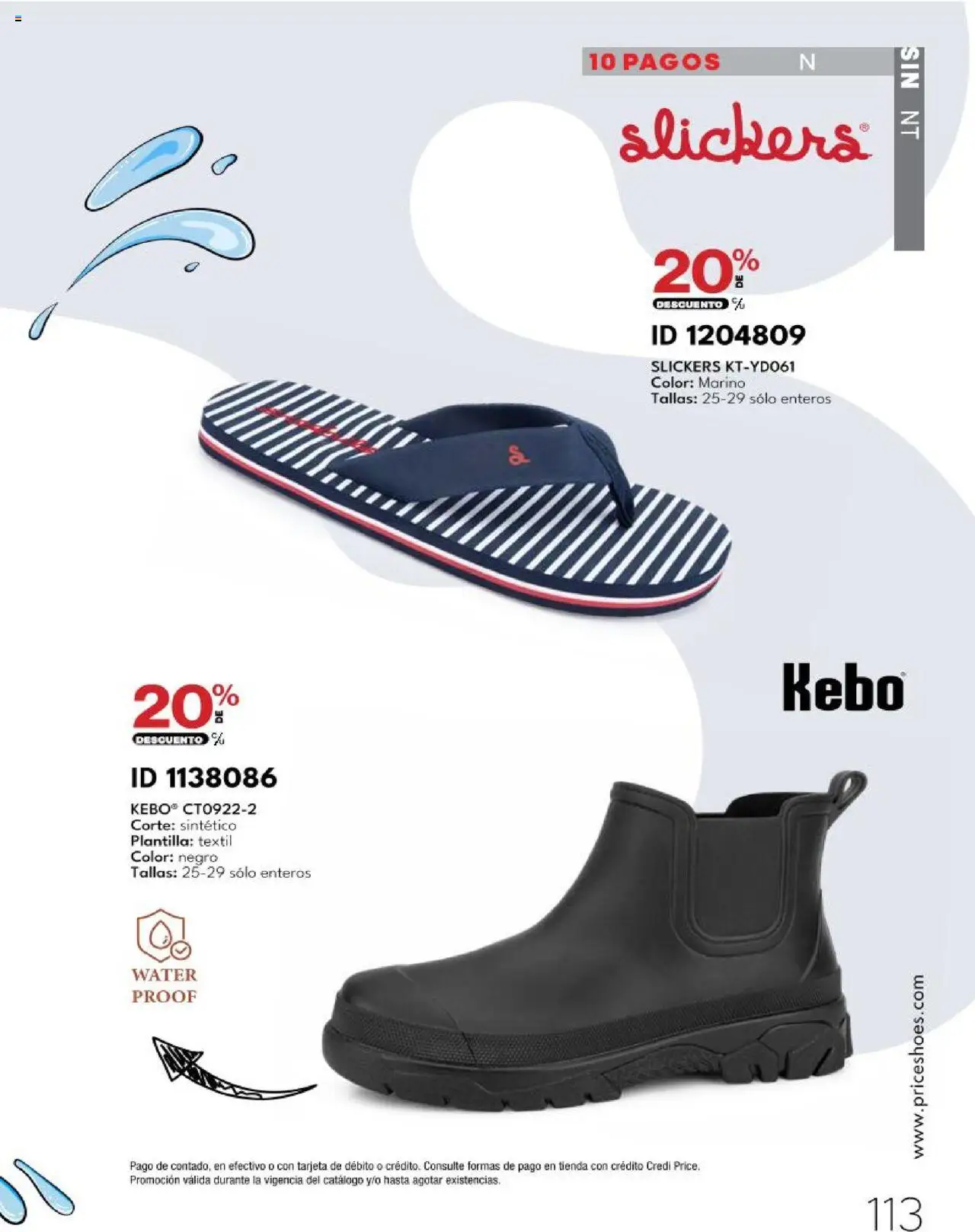 Nuevas ofertas de Price Shoes válidas en toda la República Mexicana desde el 28.04.2025. ¡Encuentra las mejores ofertas en Price Shoes catálogo Calzado PV 2025! | Página: 113