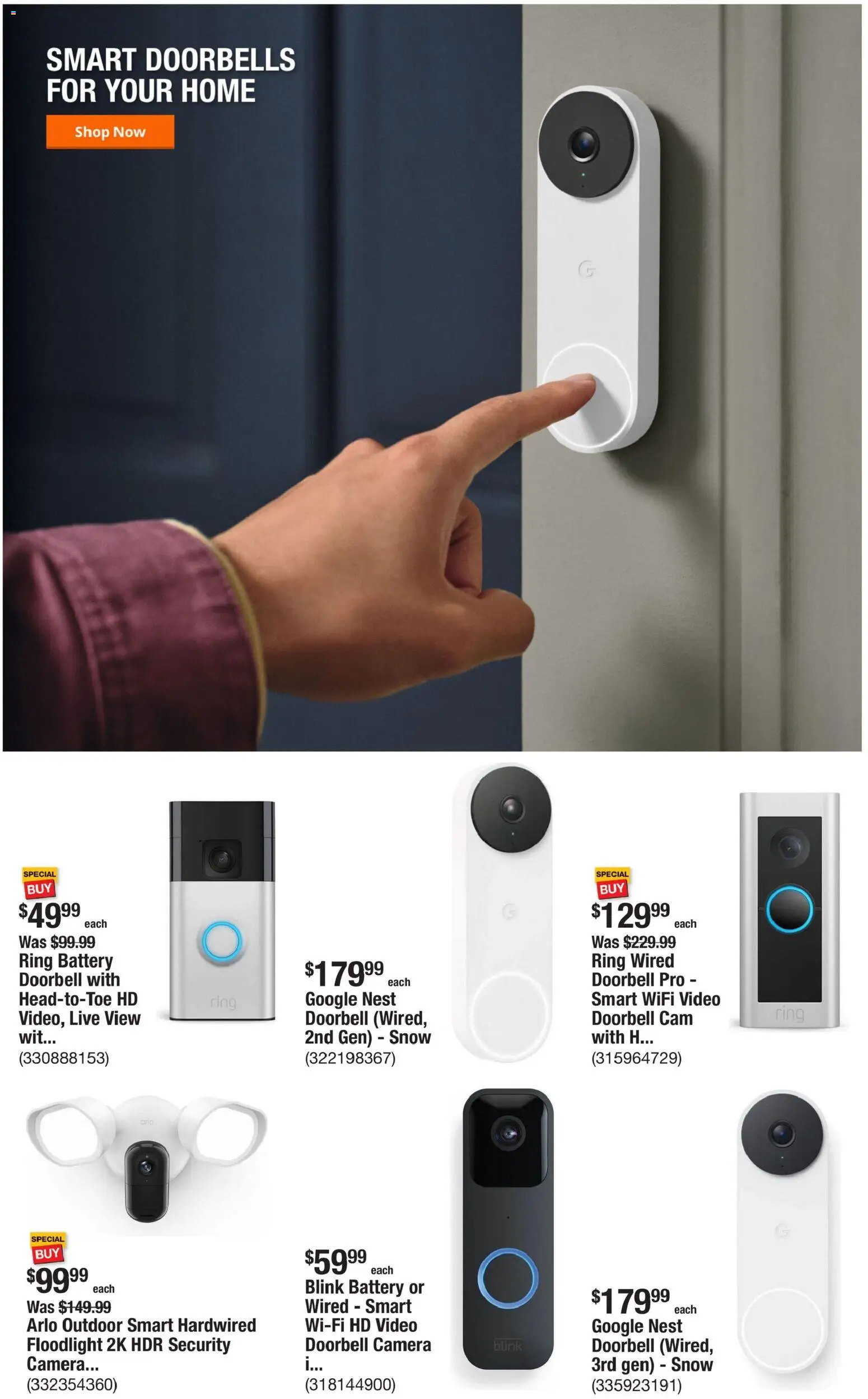 Home Depot Weekly Ad - GA - valid from 01.01.2026 | Page: 7 | Products: Battery, Ring, Video, Camera
