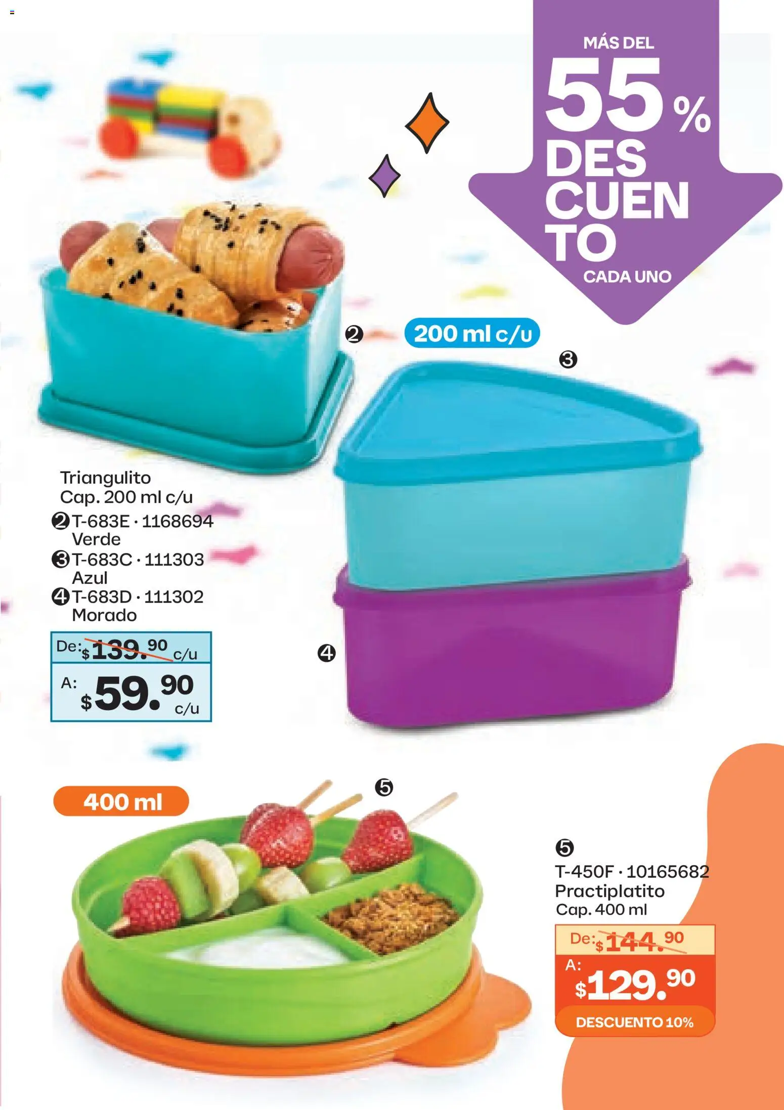 Nuevas ofertas de Tupperware válidas en toda la República Mexicana desde el 23.03.2026. ¡Encuentra las mejores ofertas en Tupperware catálogo! | Página: 69