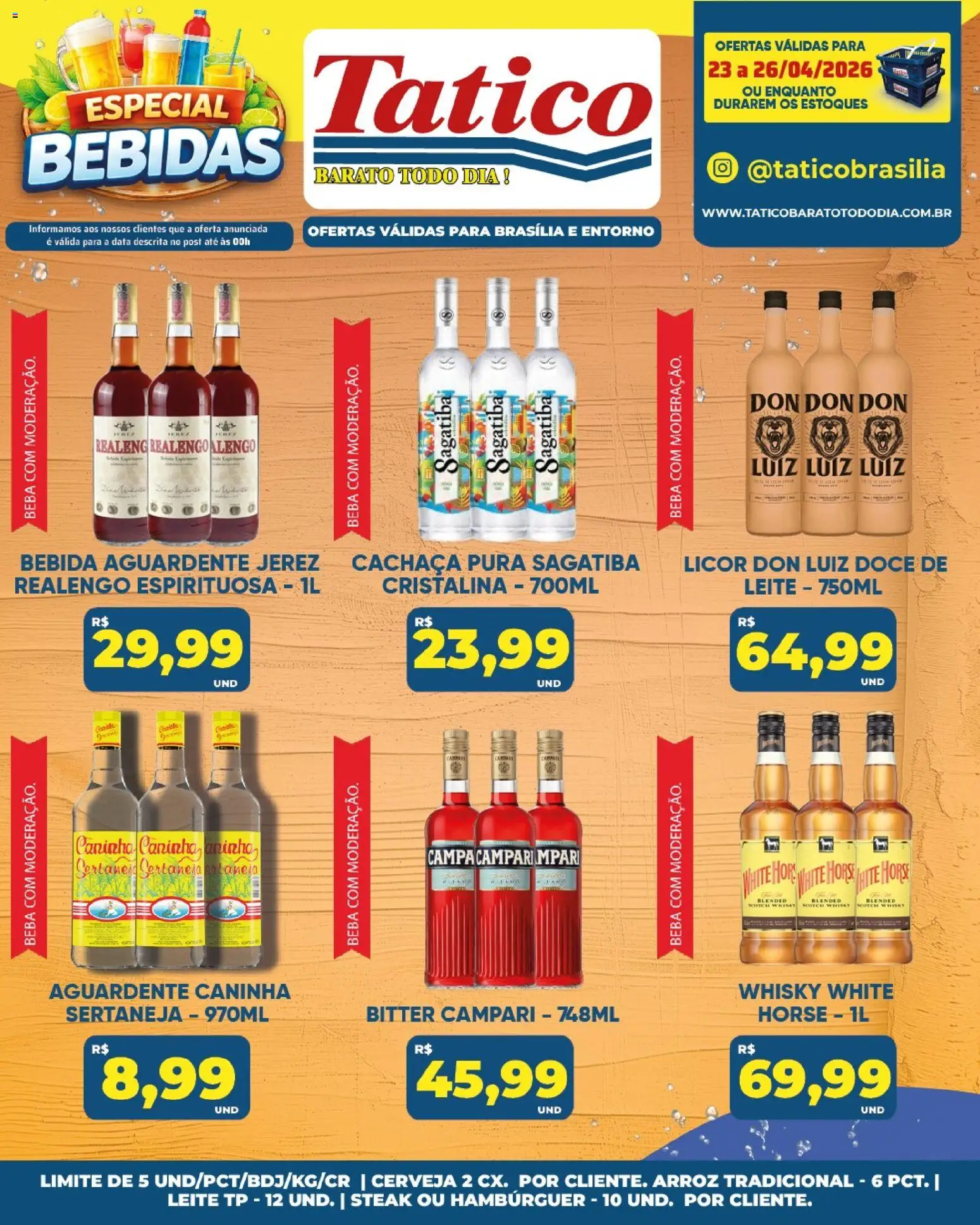 Tatico Folheto - válido de 25.04.2026 | Página: 37 | Produtos: Cachaça, Arroz, Campari, Doce de leite