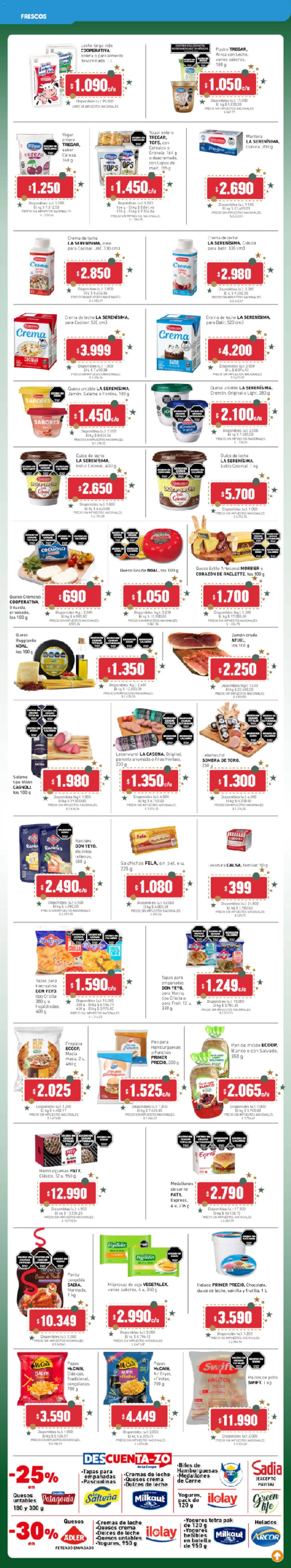 Cooperativa Obrera - Ahorrón │ válido desde el 18.12.2025 | Página: 4 | Productos: Panceta, Leche, Pan, Arroz