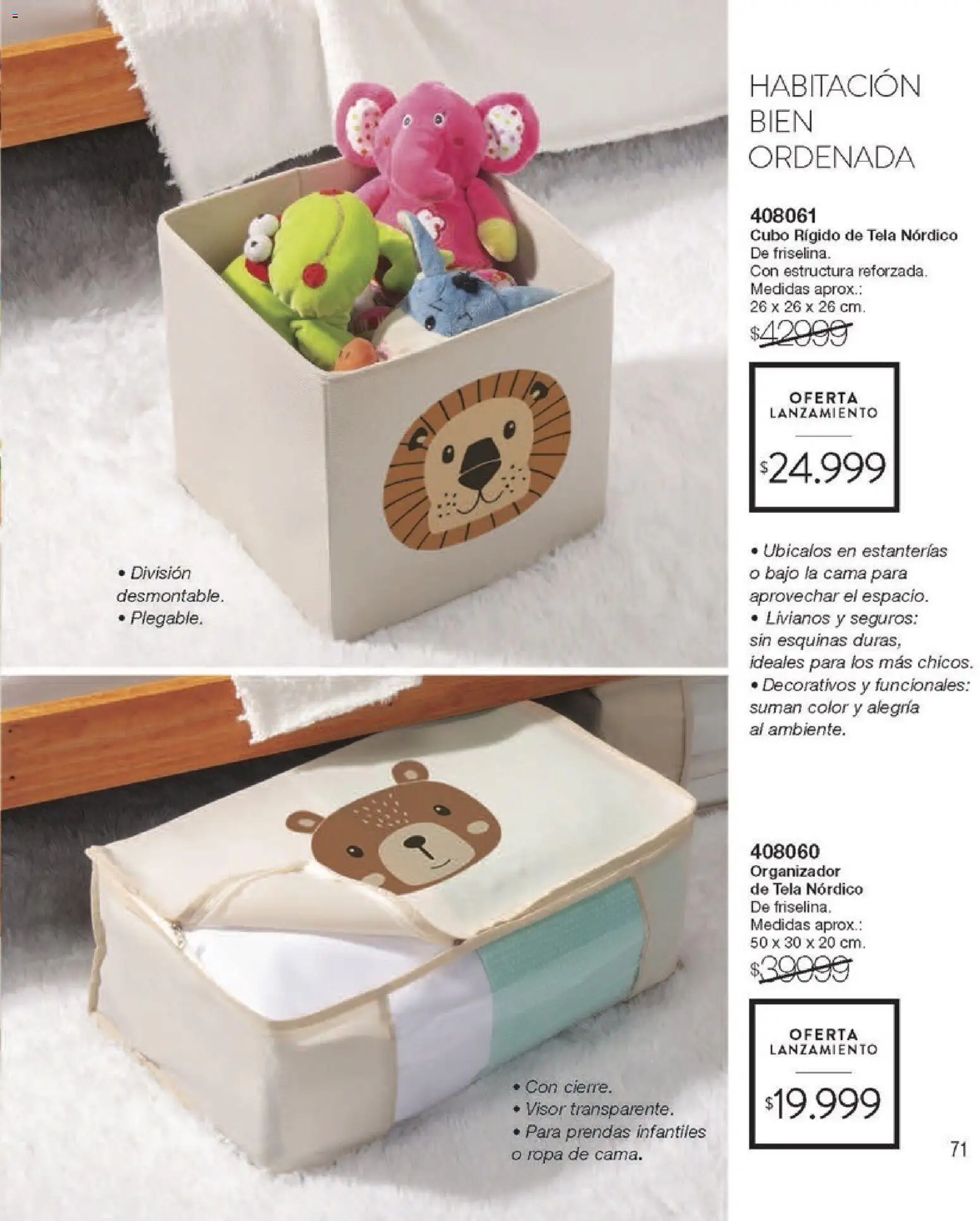 Violetta - Violetta Cosméticos │ válido desde el 18.03.2026 | Página: 71 | Productos: Organizador, Cama, Ropa