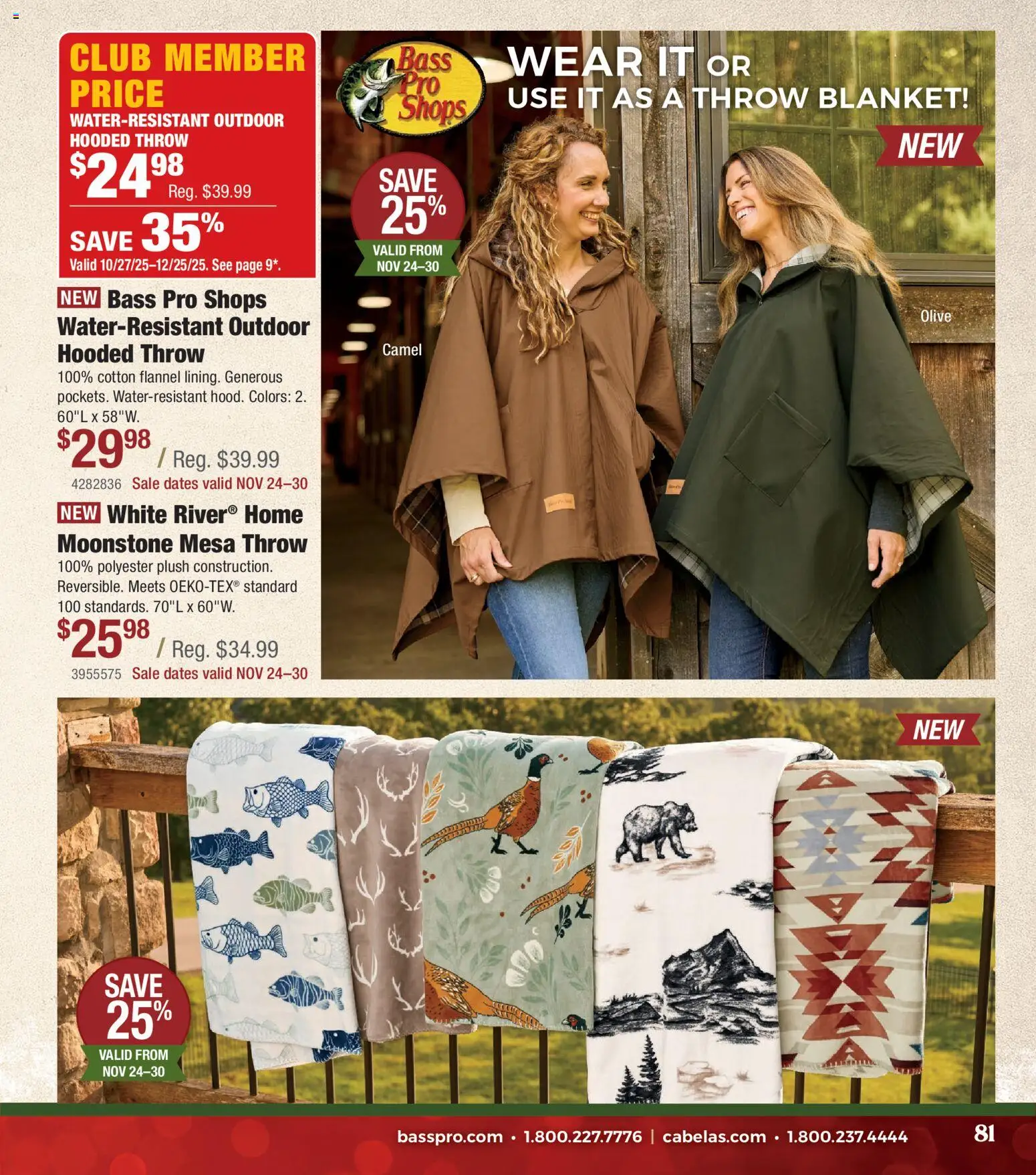 Cabela's Christmas Gift Guide 25 - valid from 01.11.2025 | Page: 81 | Products: Blanket
