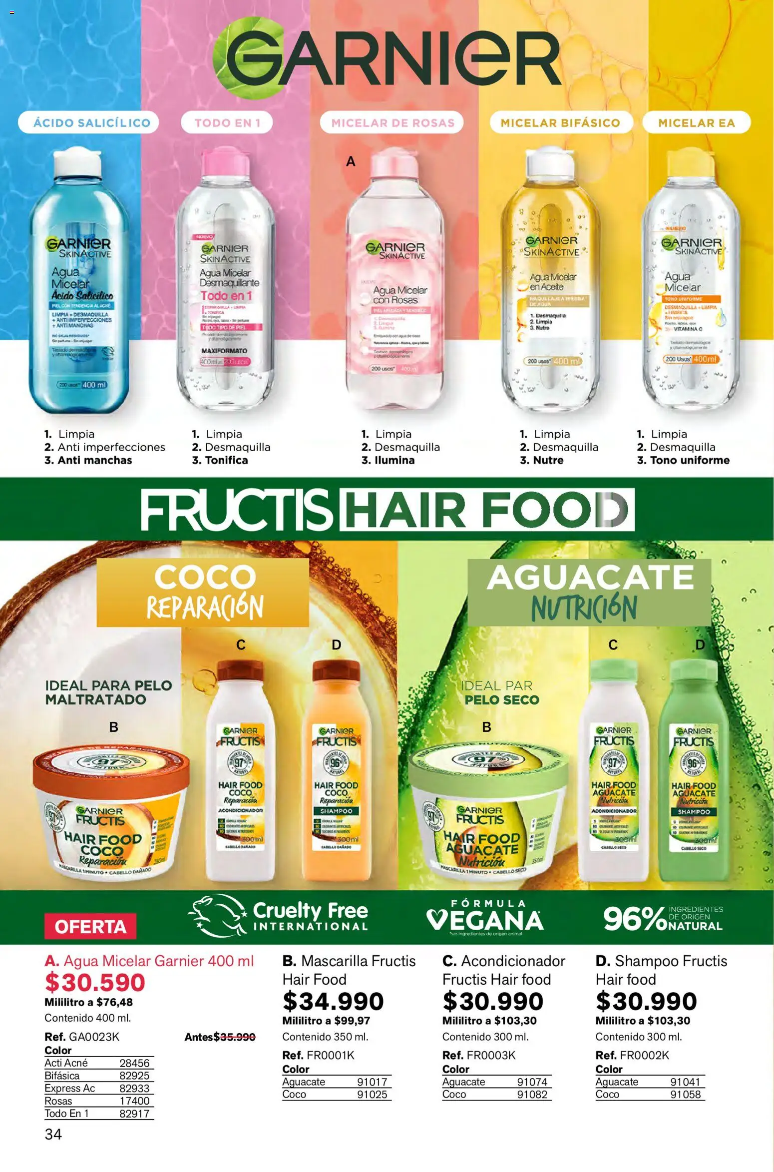 Leonisa revista - valida desde el 05.02.2026 | Página: 34 | Productos: Shampoo, Mascarilla, Coco, Aceite