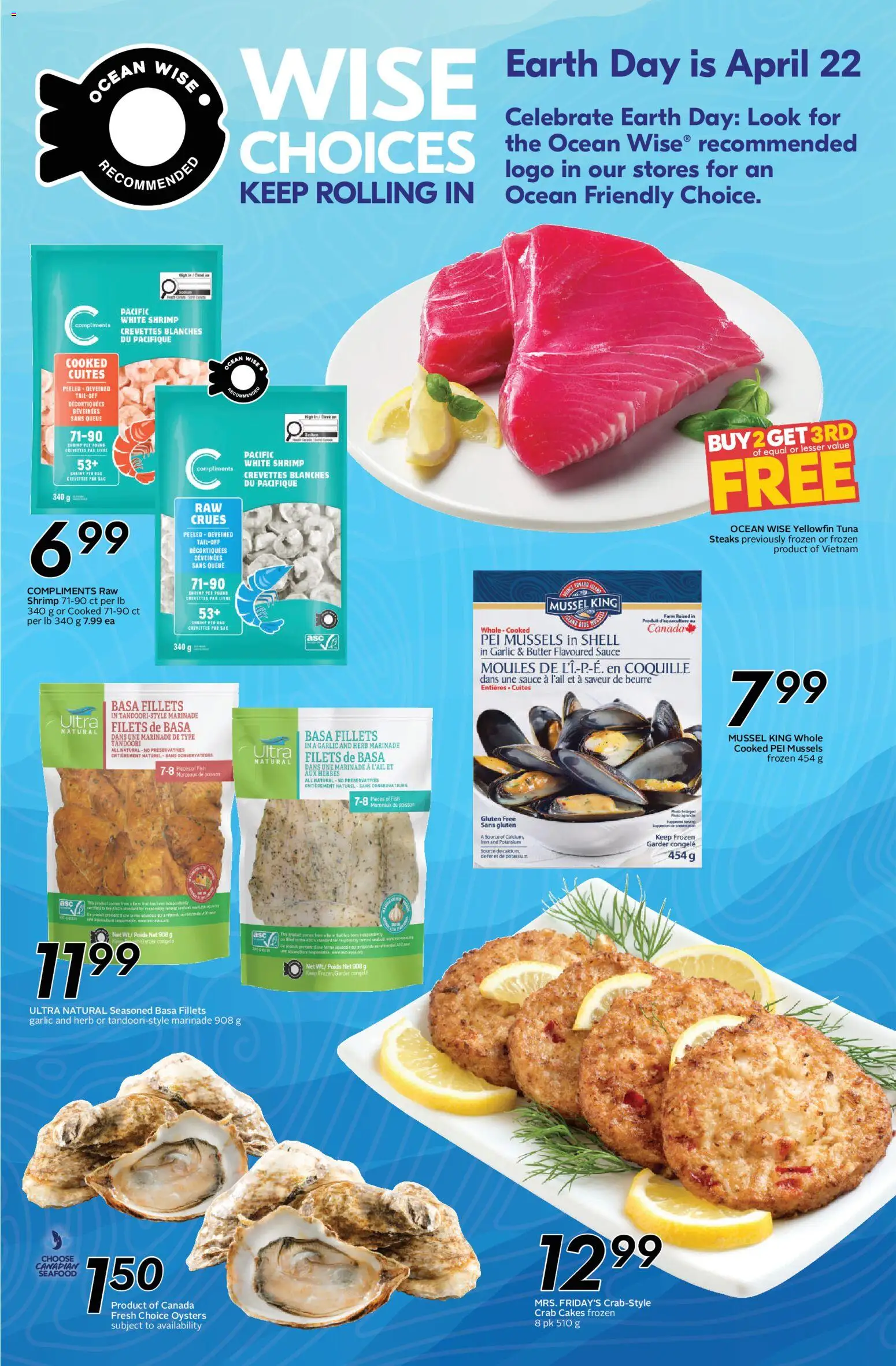 Safeway flyer valid from 16.04.2026 | Page: 19 | Products: Fish, Iron, Butter