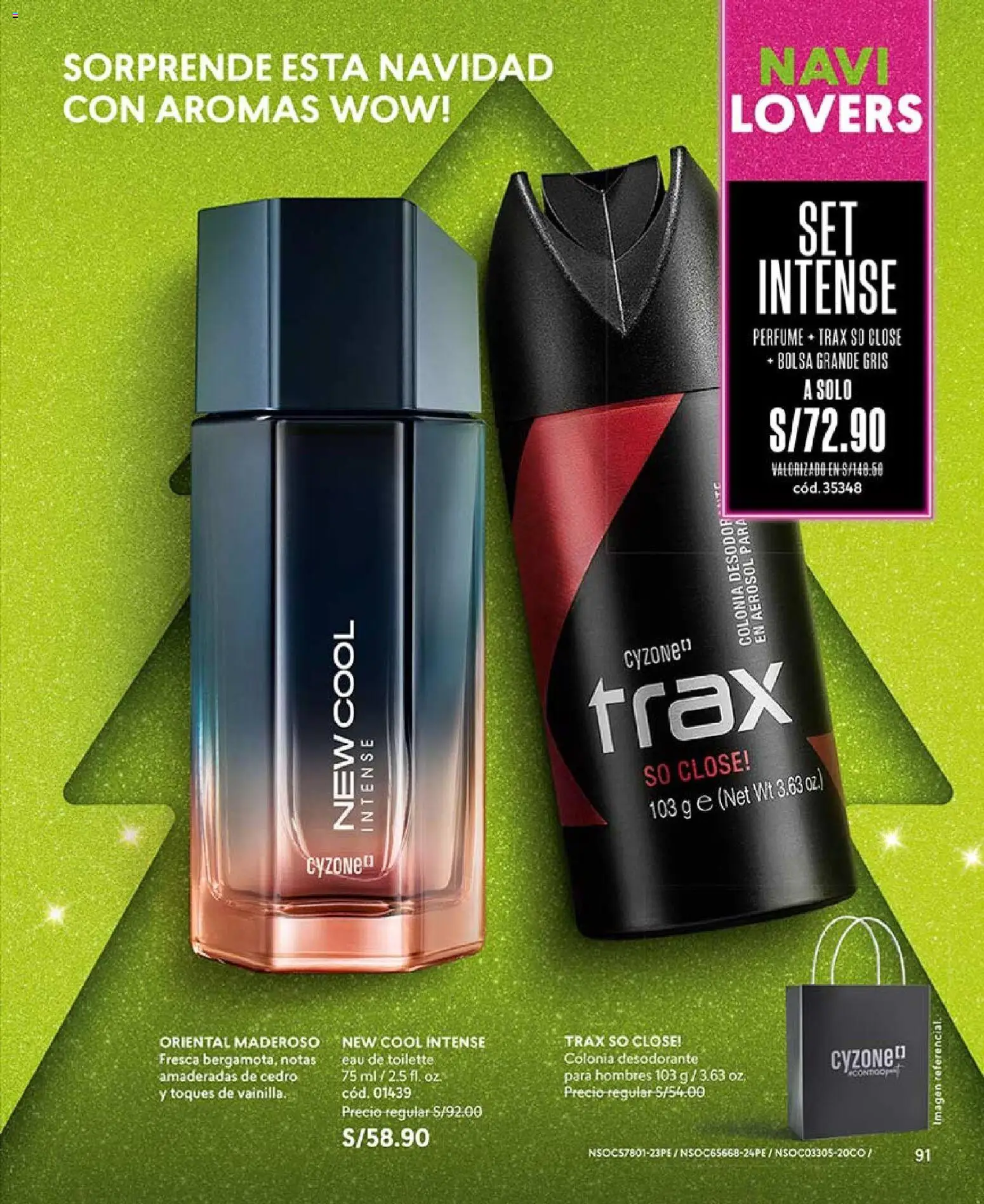 Catálogo CyZone válido desde 14.11.2025 | Página: 103 | Productos: Desodorante, Bolsa, Perfume, EAU de Toilette