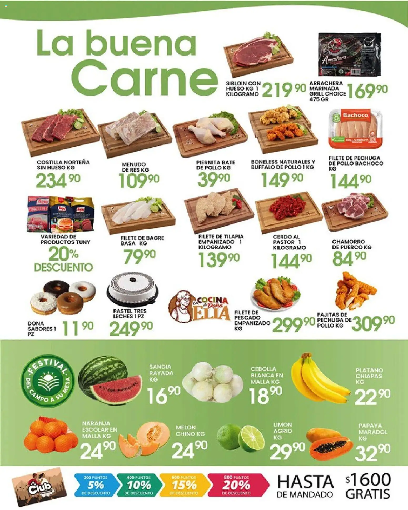 Nuevas ofertas de Alsuper válidas en toda la República Mexicana desde el 17.04.2026. ¡Encuentra las mejores ofertas en Alsuper folleto Casas Grandes! | Página: 2 | Productos: Pollo, Sandía, Pastel, Malla