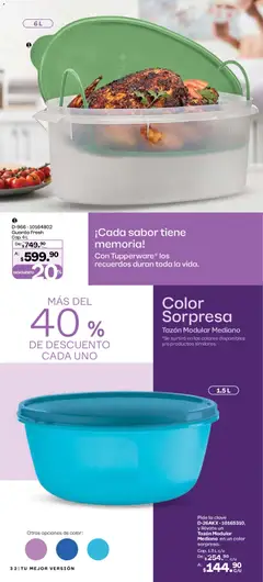 Vista previa de Tupperware catálogo, nuevo folleto de la tienda, válido en México a partir del 29.12.2025 | Página: 32 | Productos: Modular