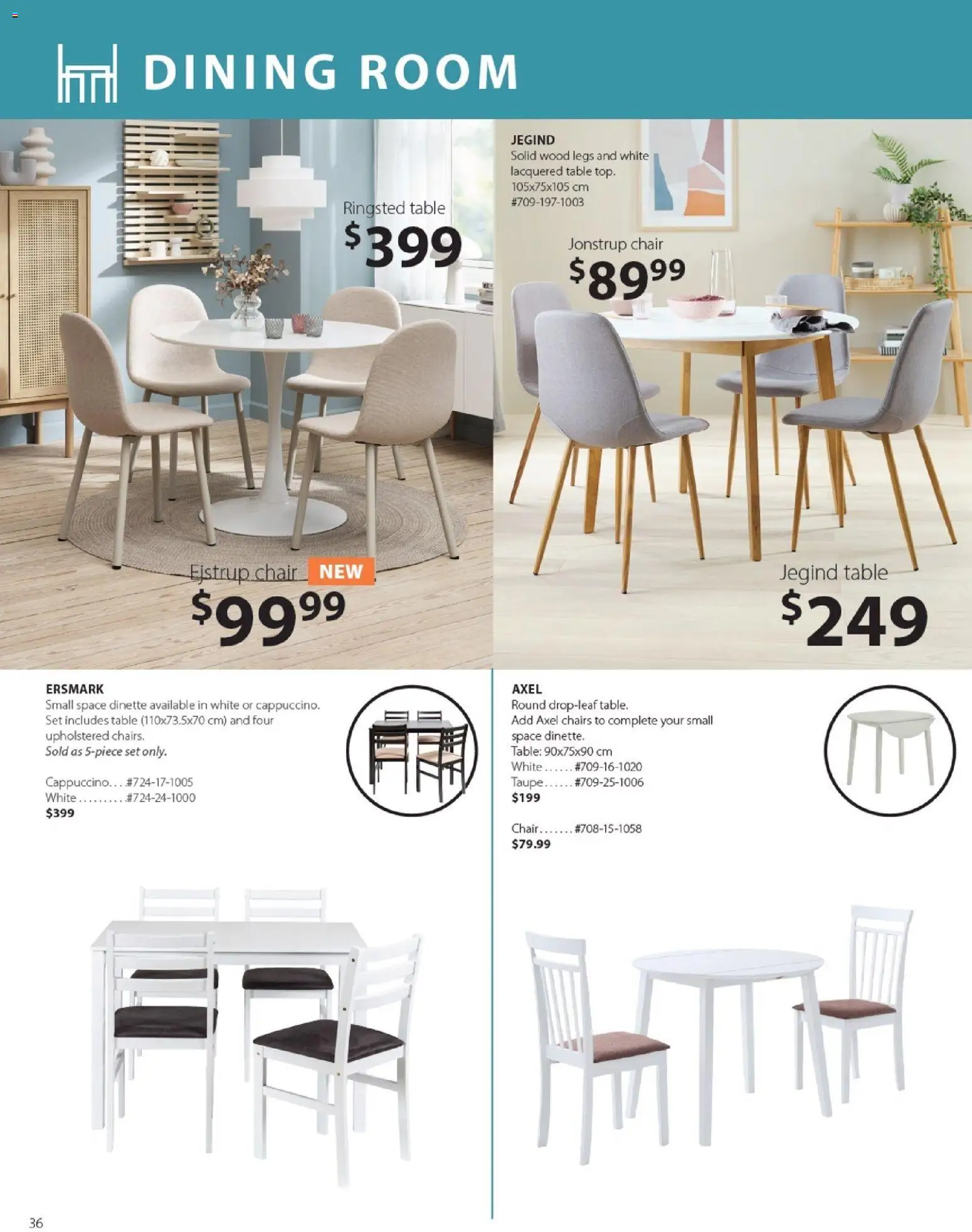 JYSK flyer valid from 01.01.2026 | Page: 32 | Products: Table, Chair